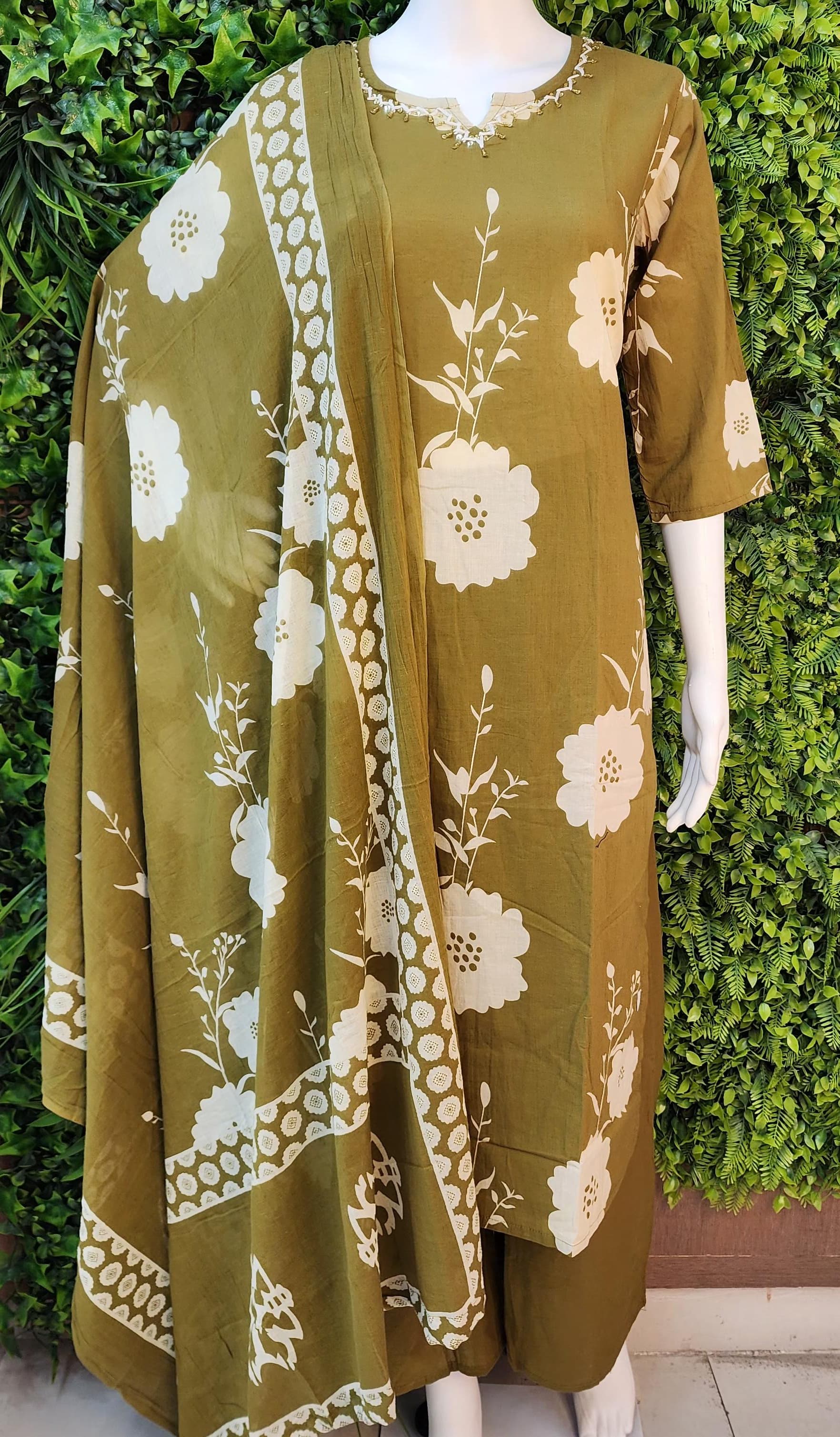 Jaipur Cotton Printed Kurtaset