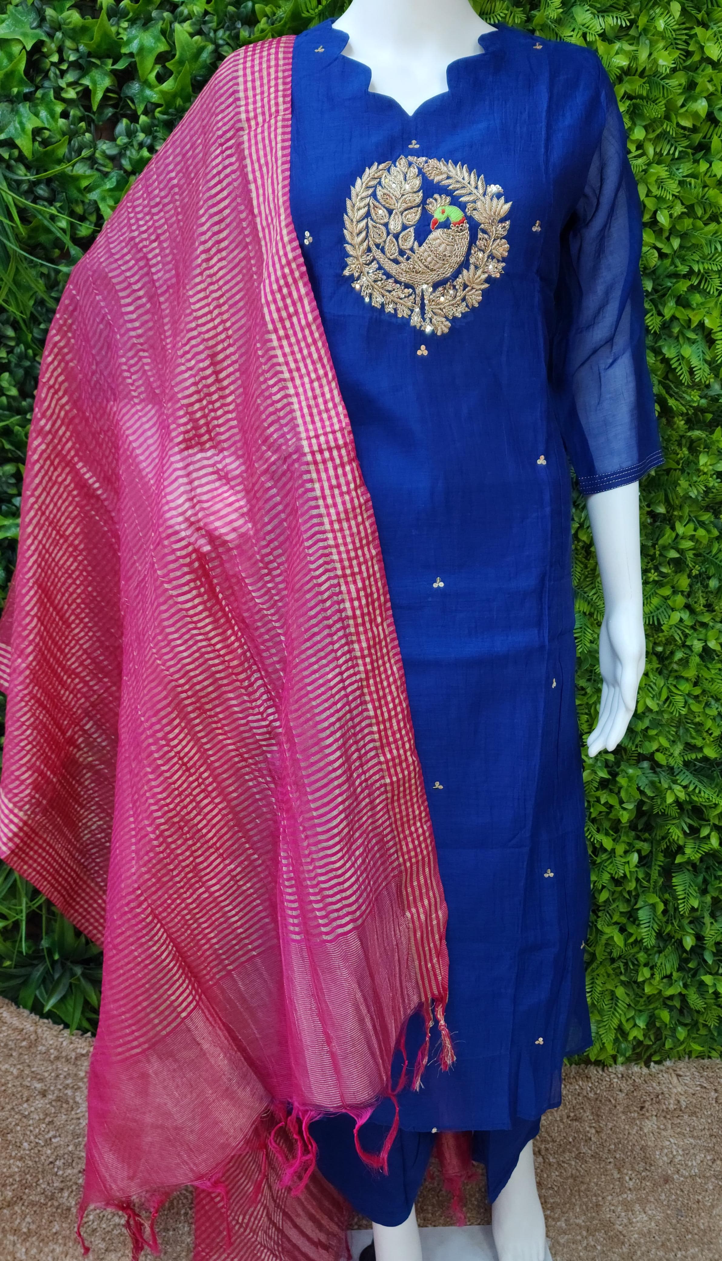 Pure Mulchenderi Handloom Designer