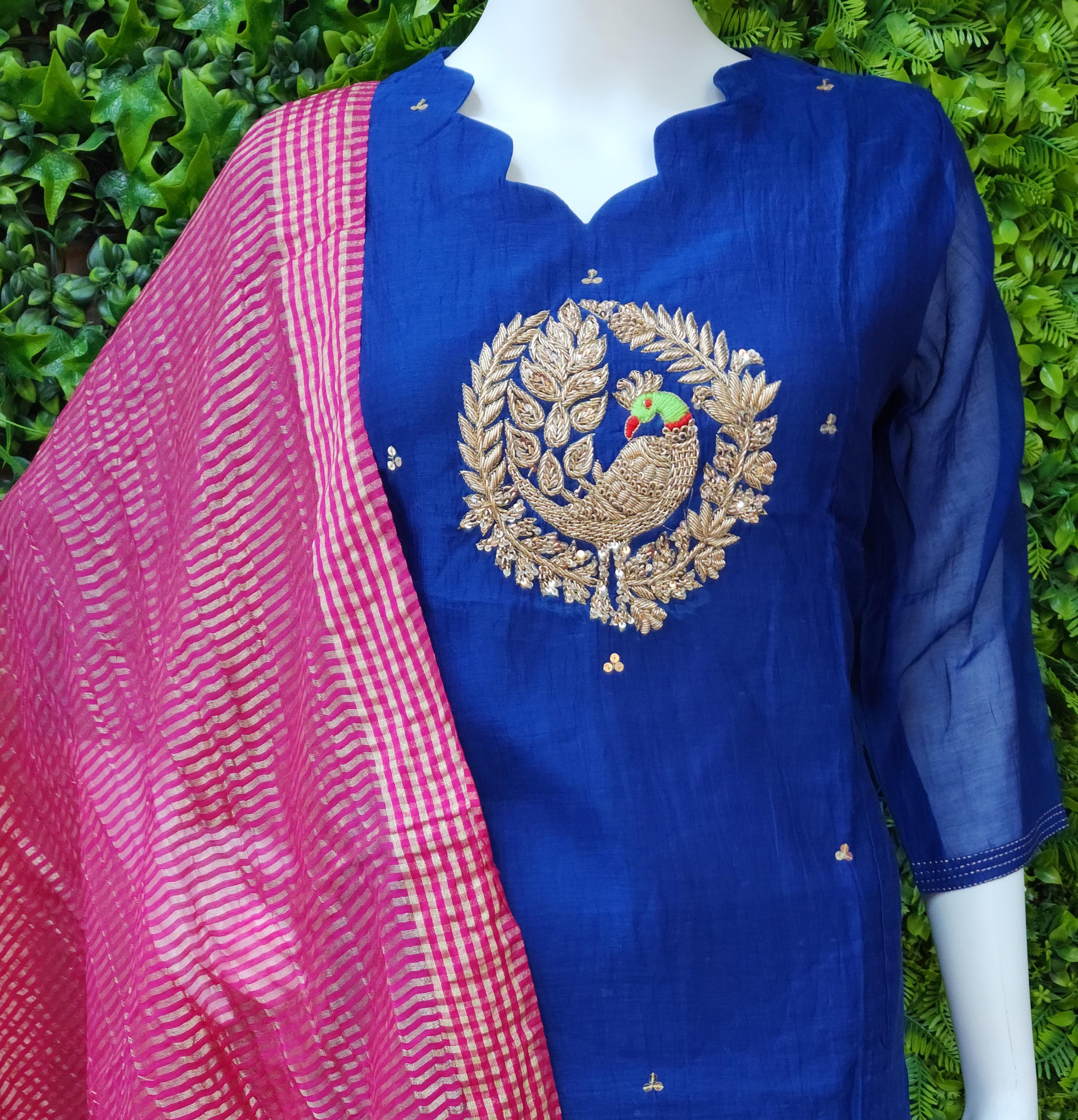 Pure Mulchenderi Handloom Designer