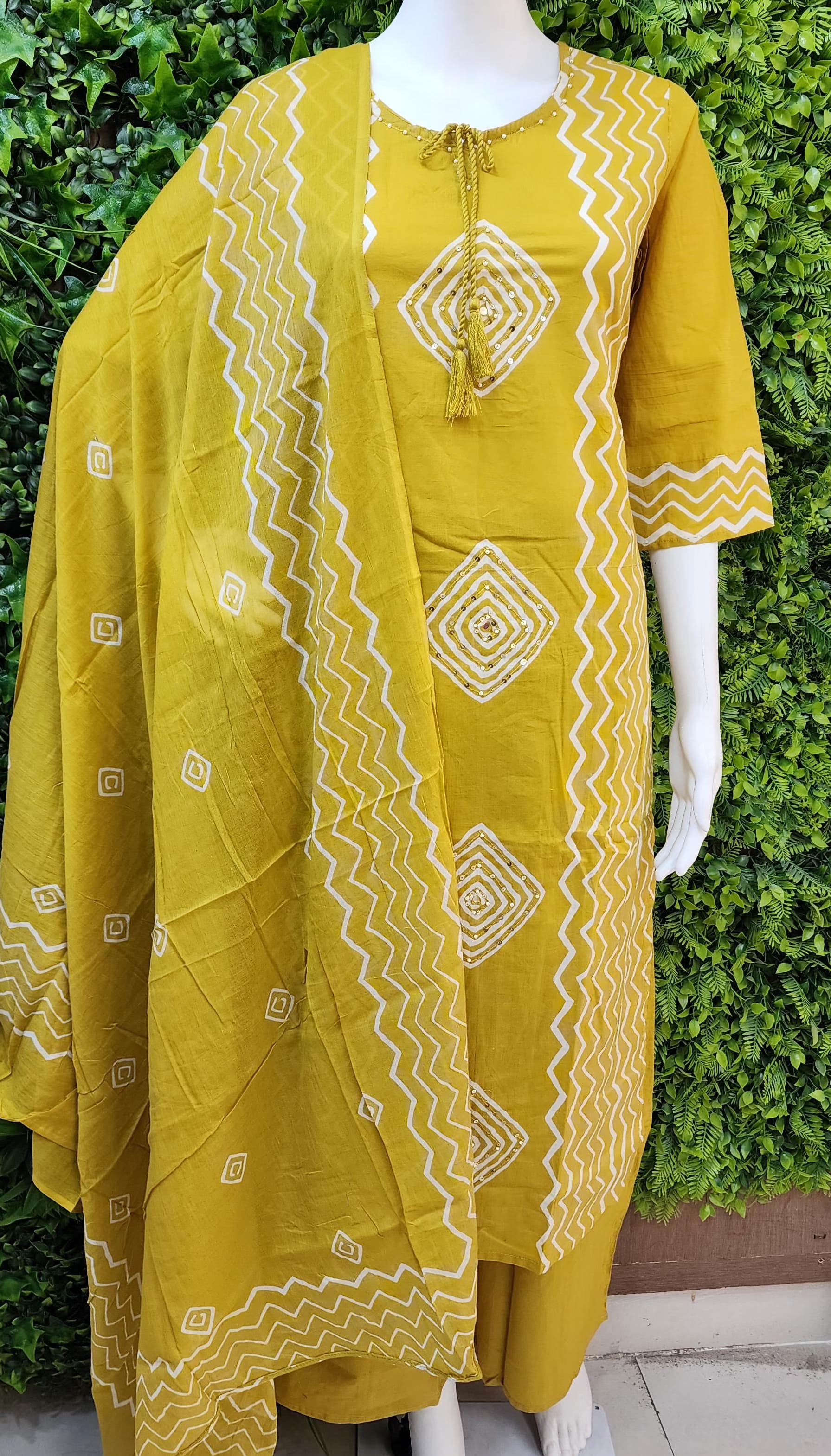 Printed JaipurCotton Dress