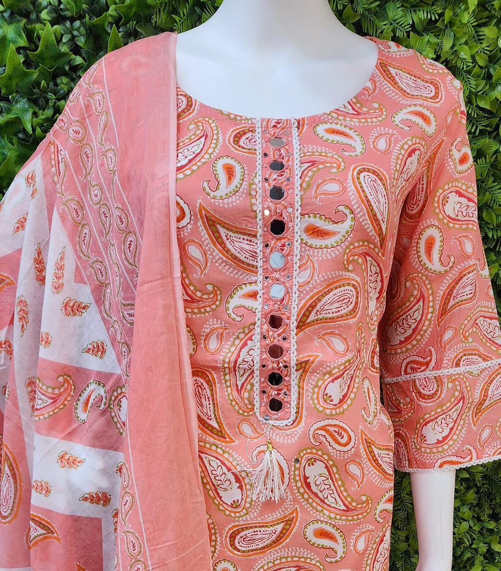 Plussize Printed Cotton Dress