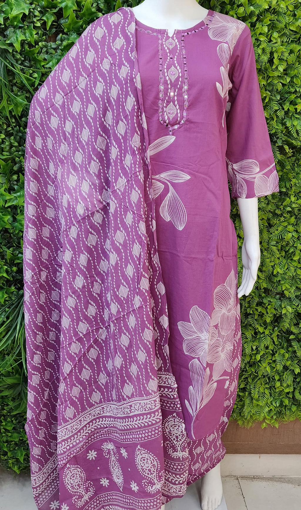 Printed Cotton Dress