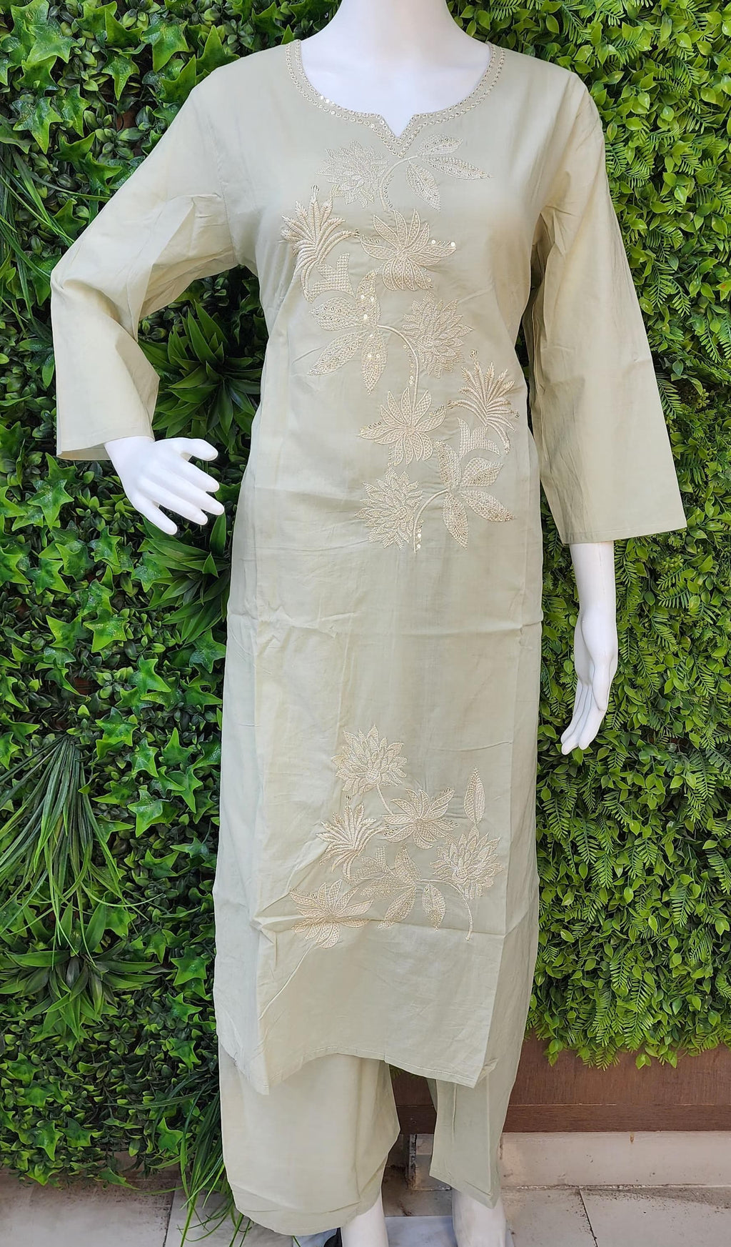 Cotton Threadwork 2pc