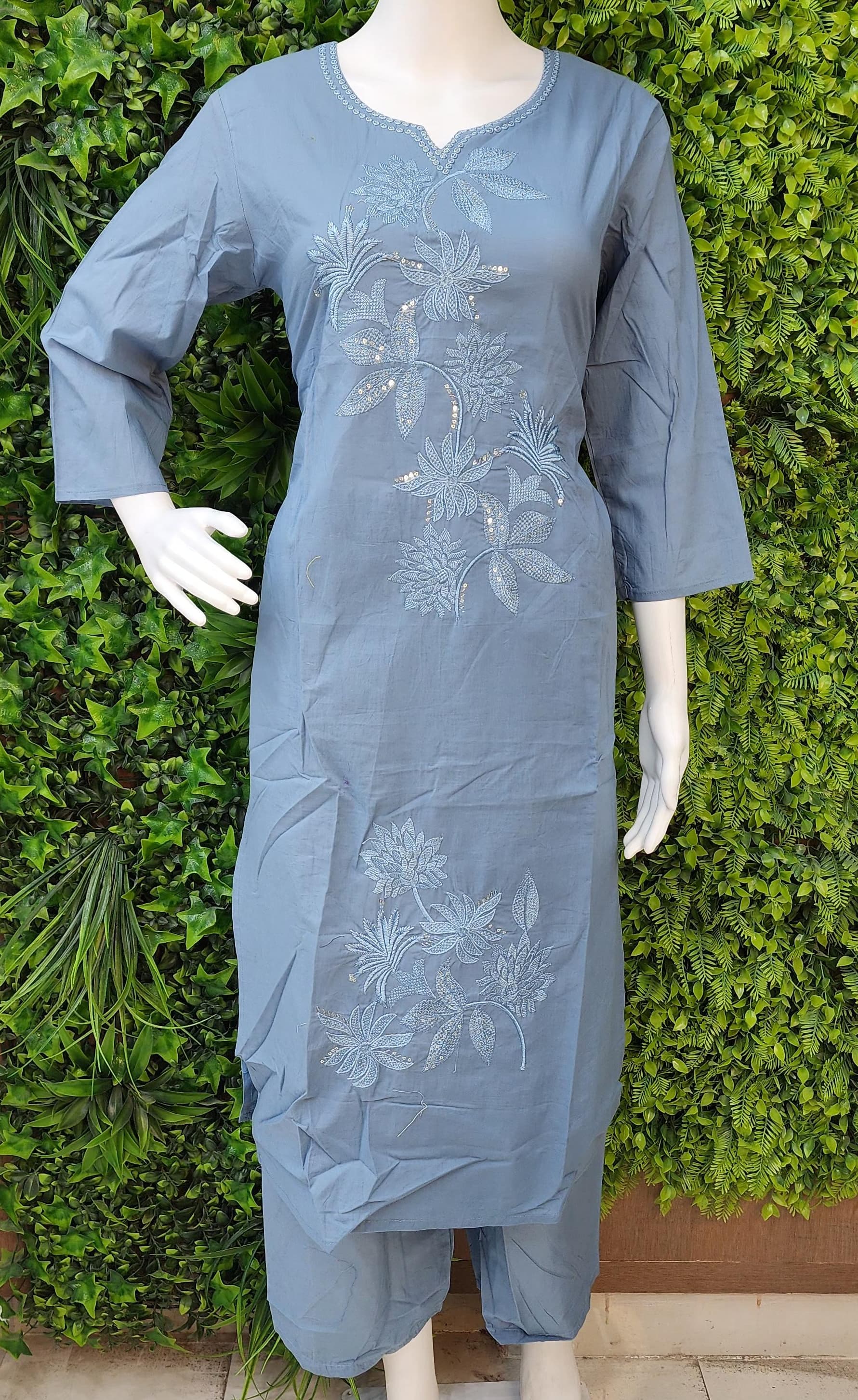 Cotton Threadwork 2pc