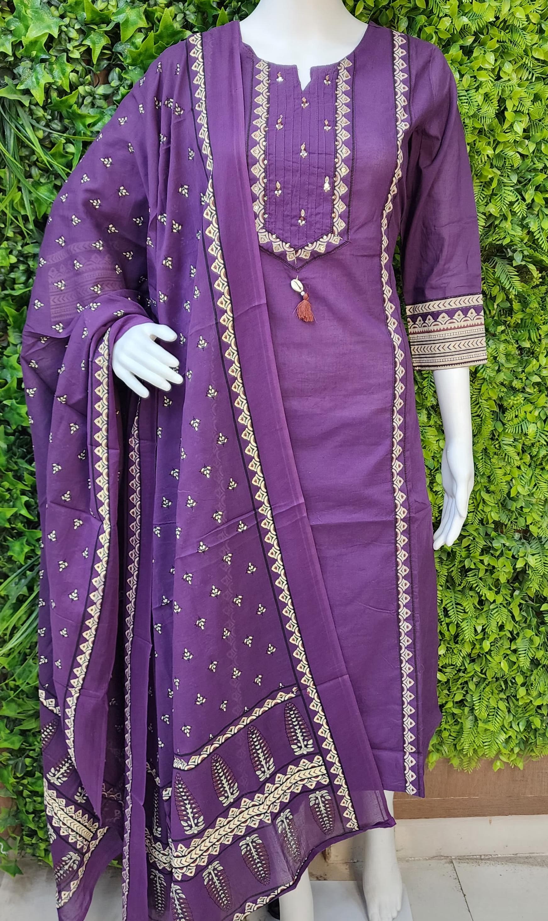 Cotton Printed Designer Dress