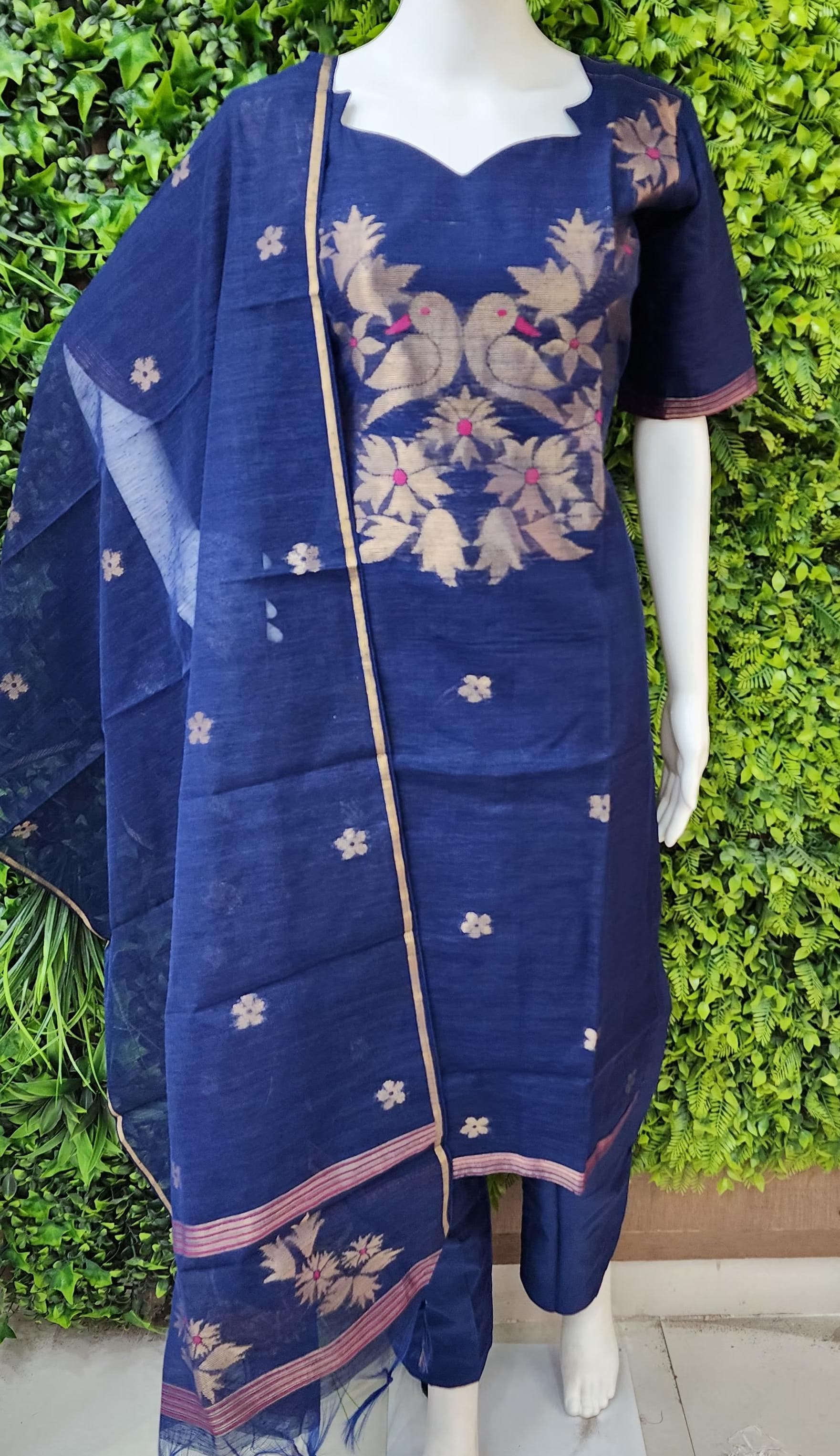 Premium Raw Silk Jamdhani