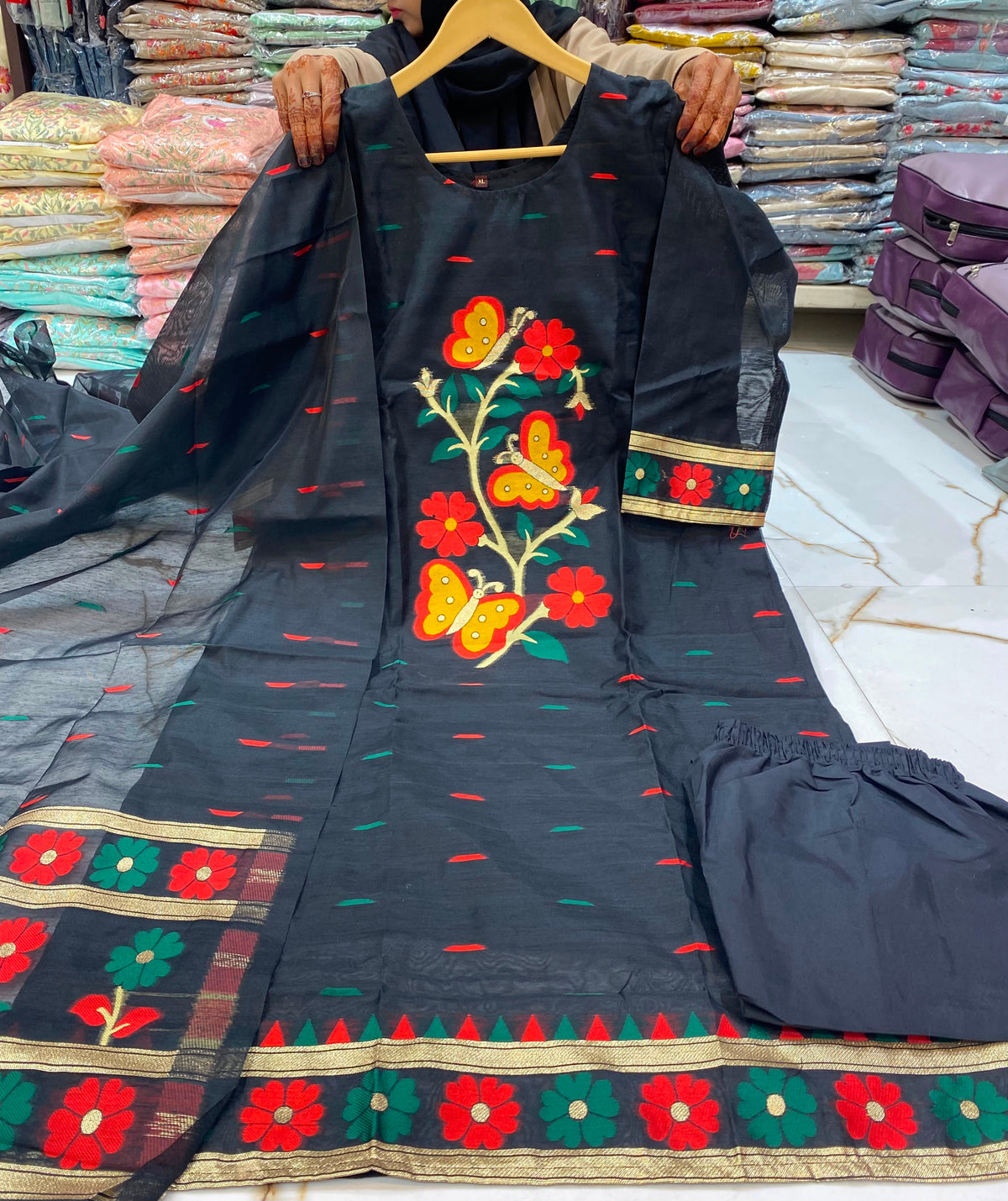 Jamdhani Weaving dress