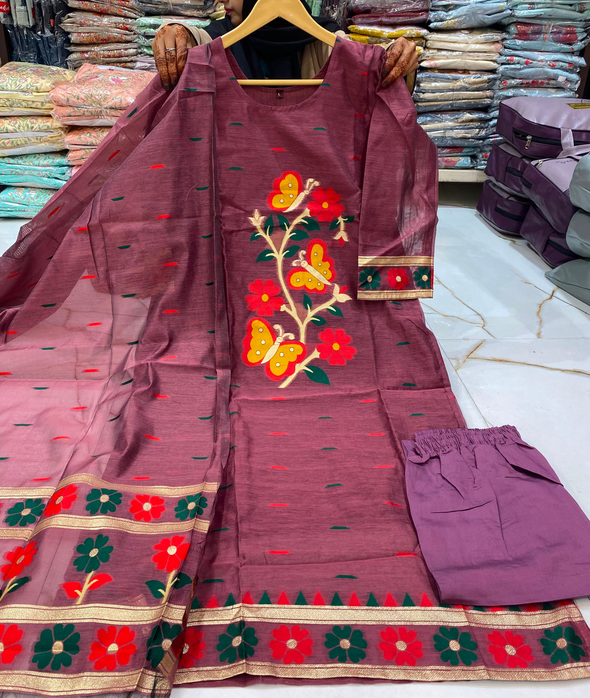 Jamdhani Weaving dress