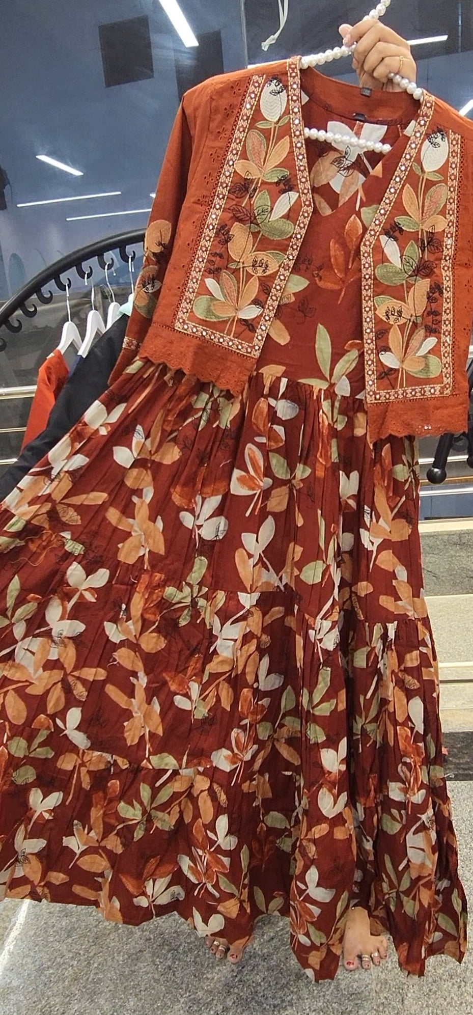 Designer Frock with Coat