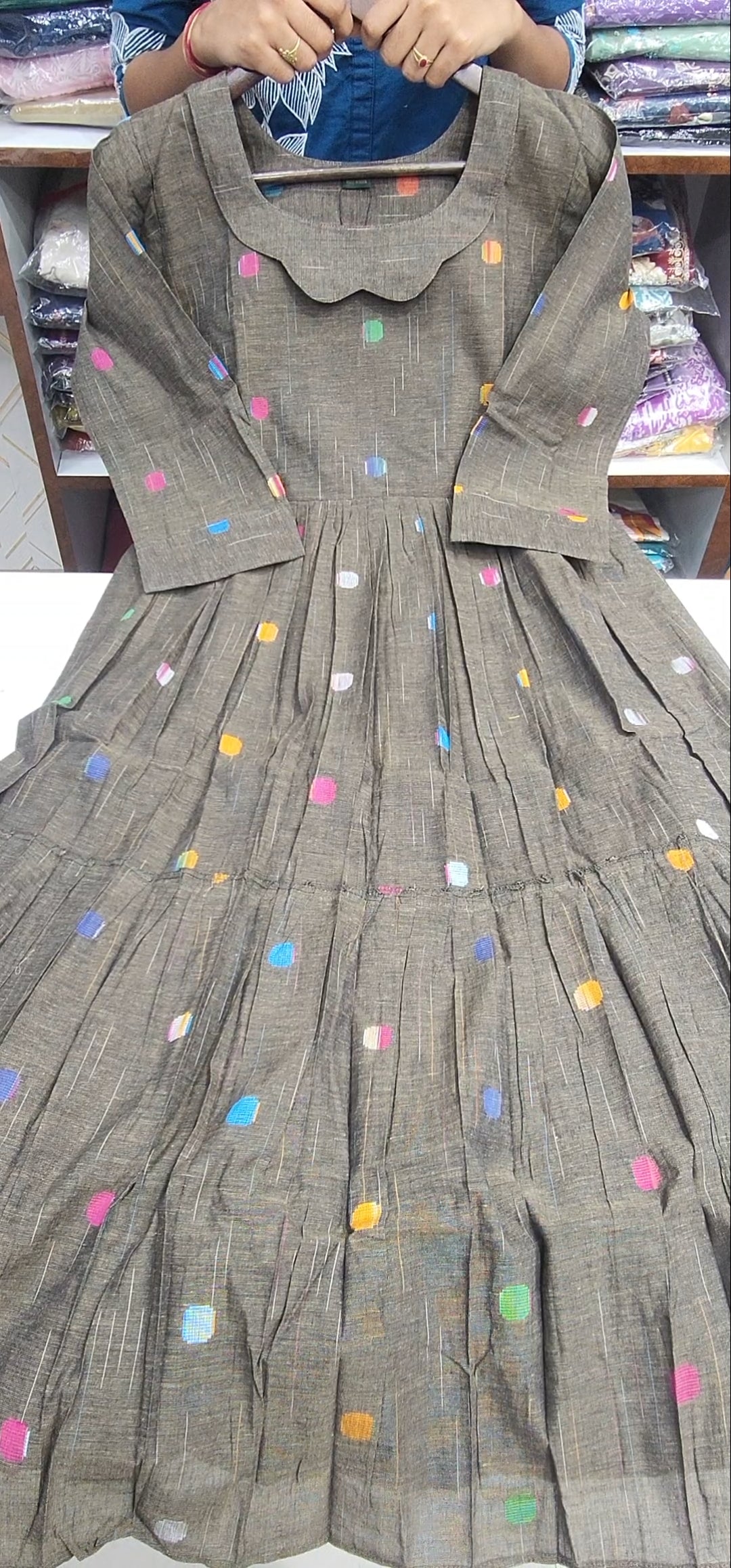 Jamdhani Casual frock