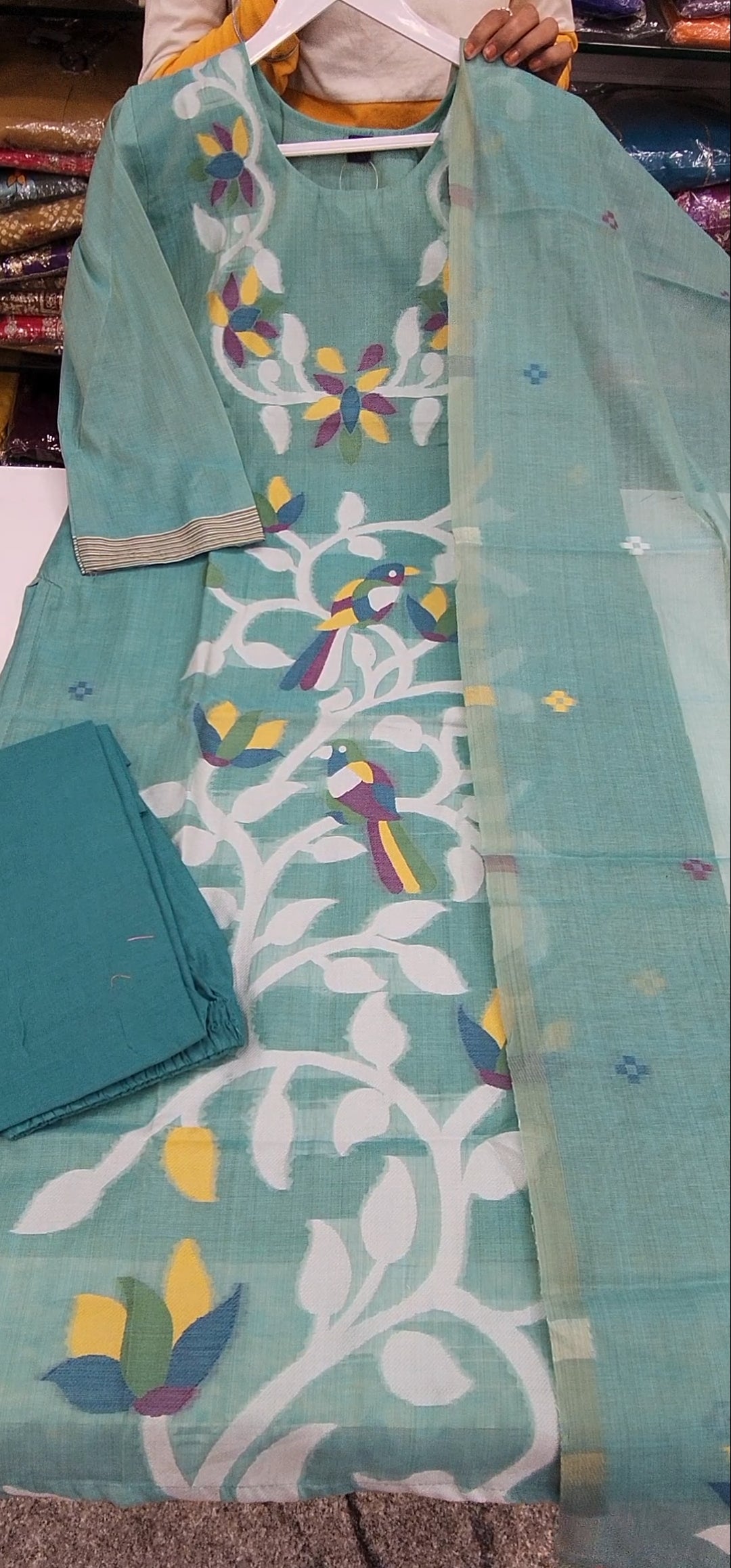Jamdhani weaving dress