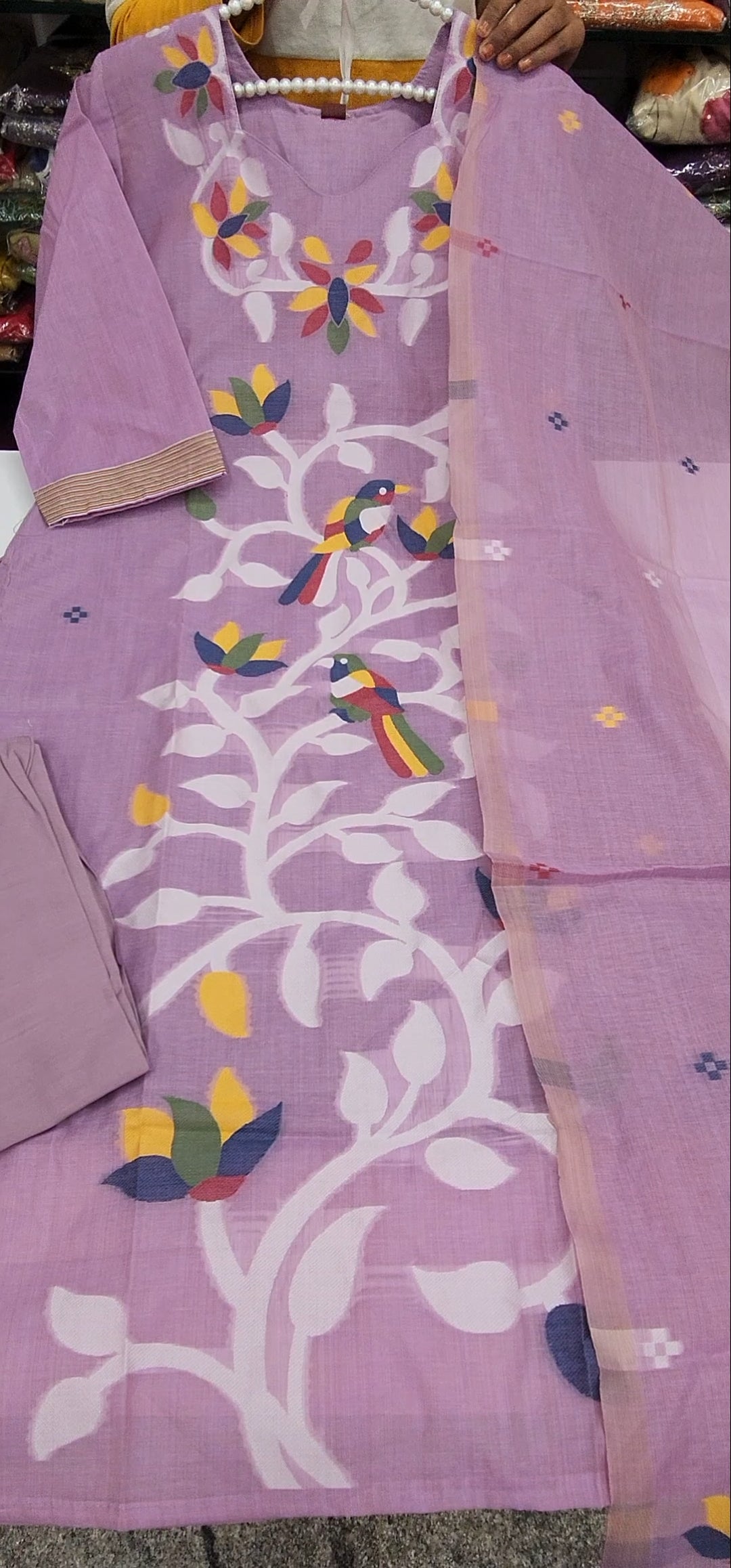 Jamdhani weaving dress
