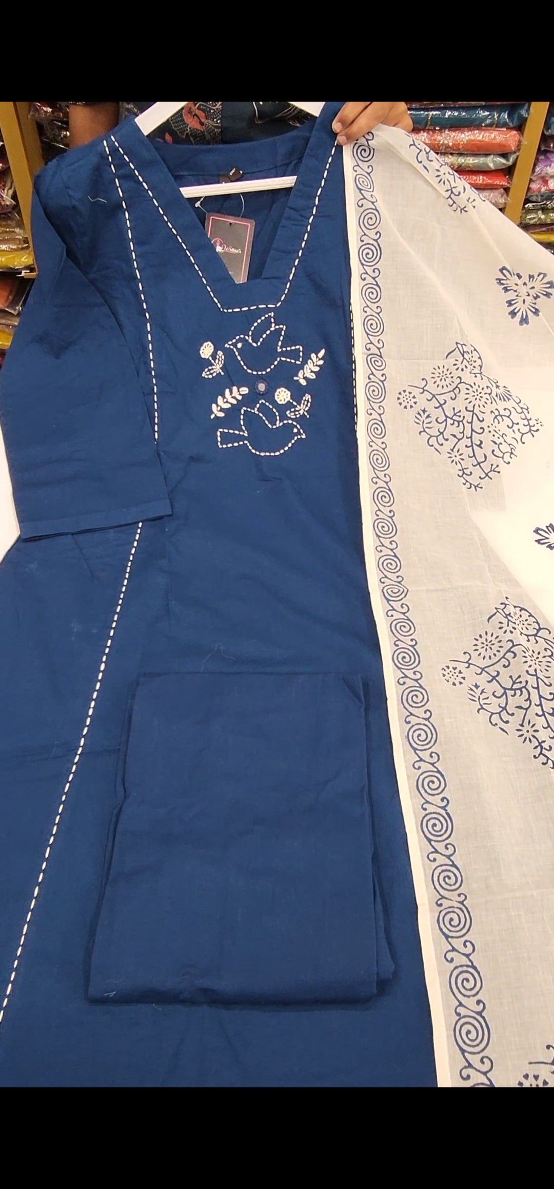 Dhabu Cotton Dress