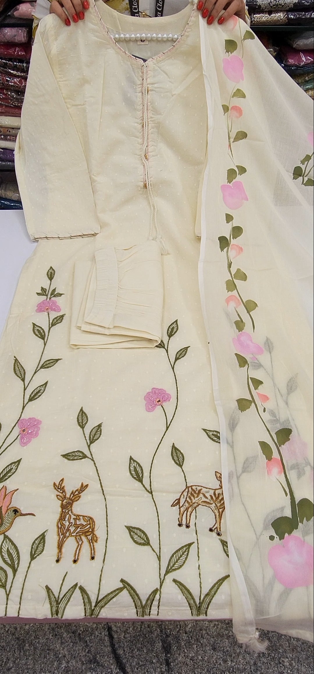 Mulcotton Deer Work Dress