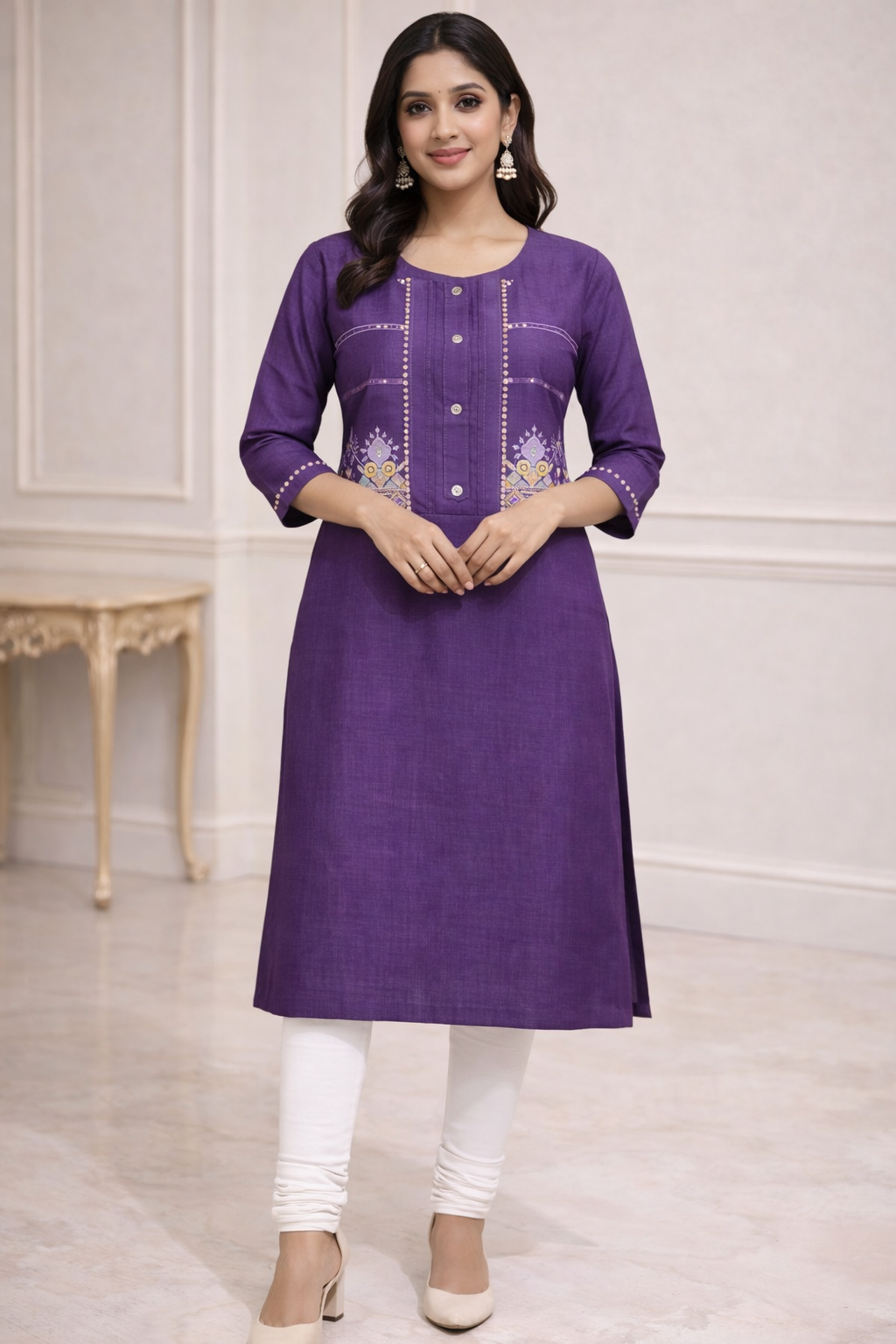 Cotton Coat model Kurti