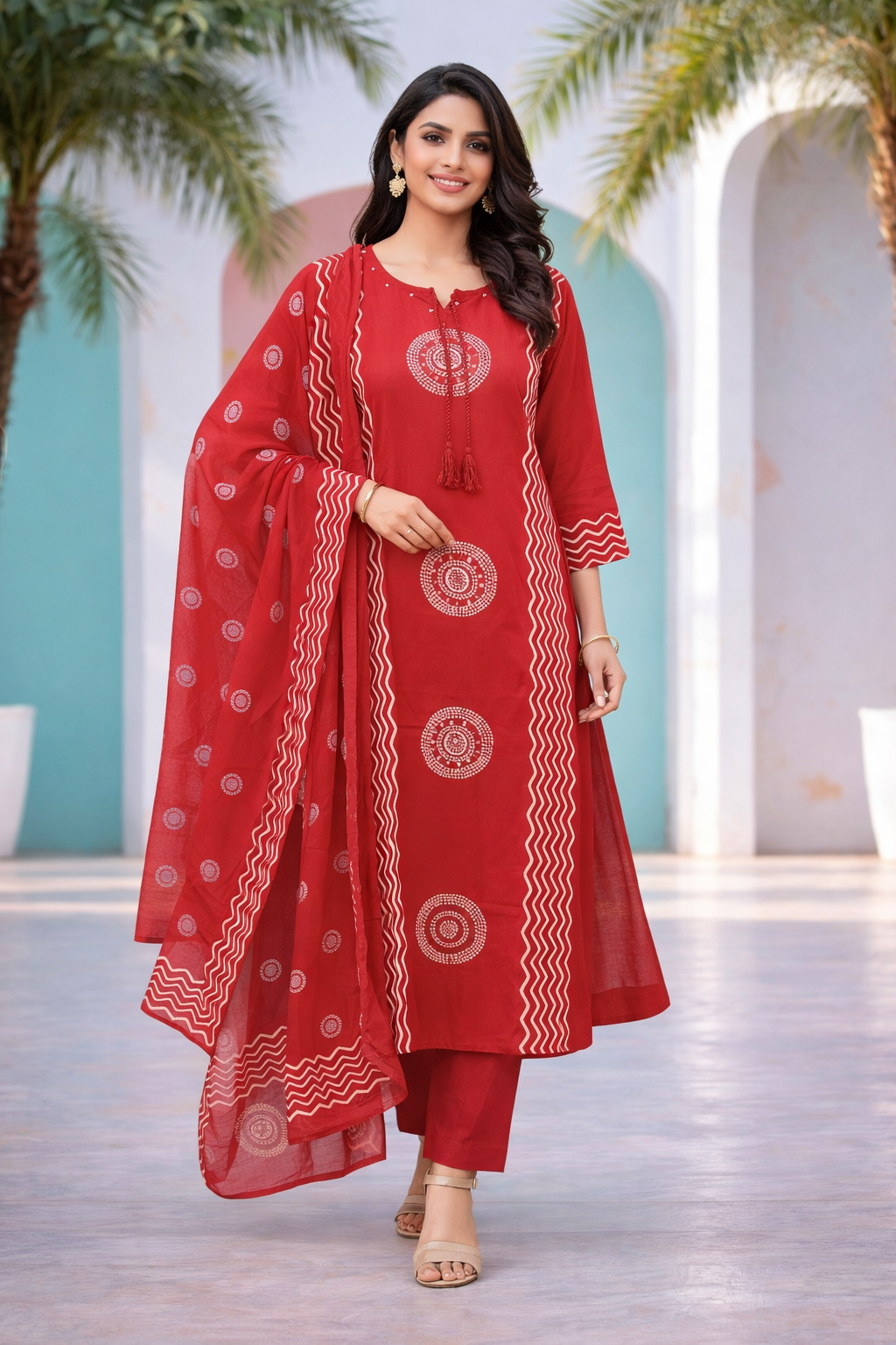Jaipur Cotton Printed Kurtaset