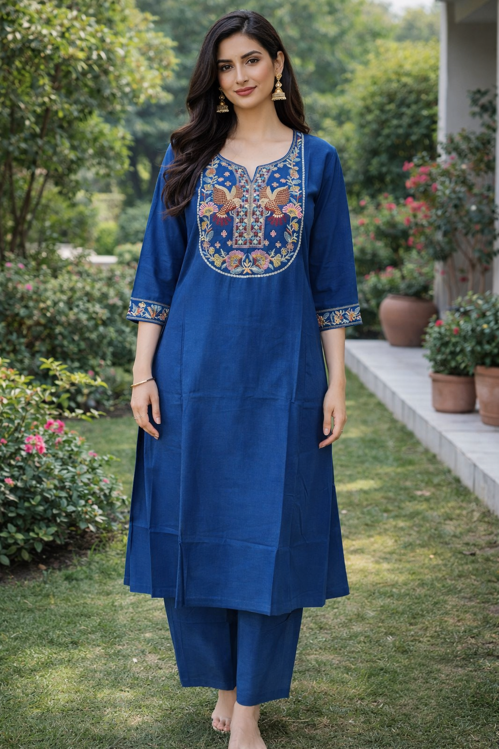 Jaipur Cotton Threadwork 2pc
