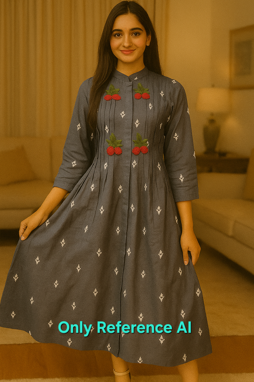 Jamdani Cotton Premium Frock