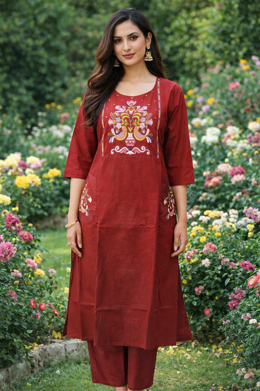 Jaipur Cotton Threadwork 2pc