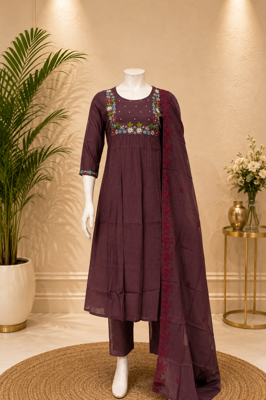 Premium Crushed Georgette