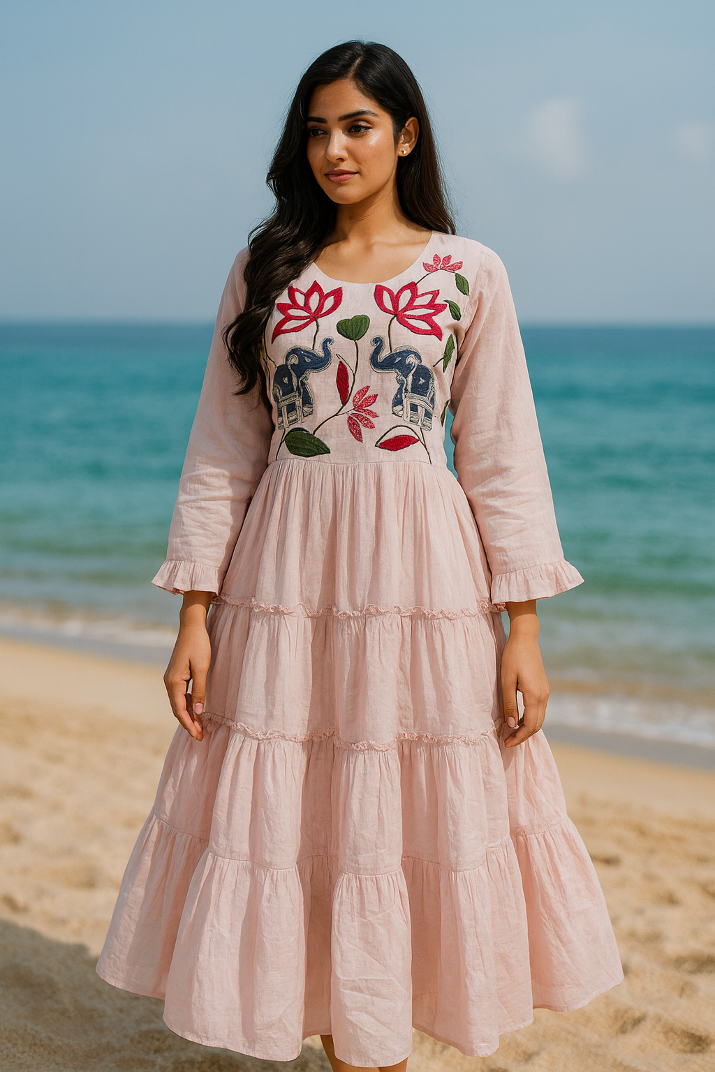 MulCotton Pure Designer Frock