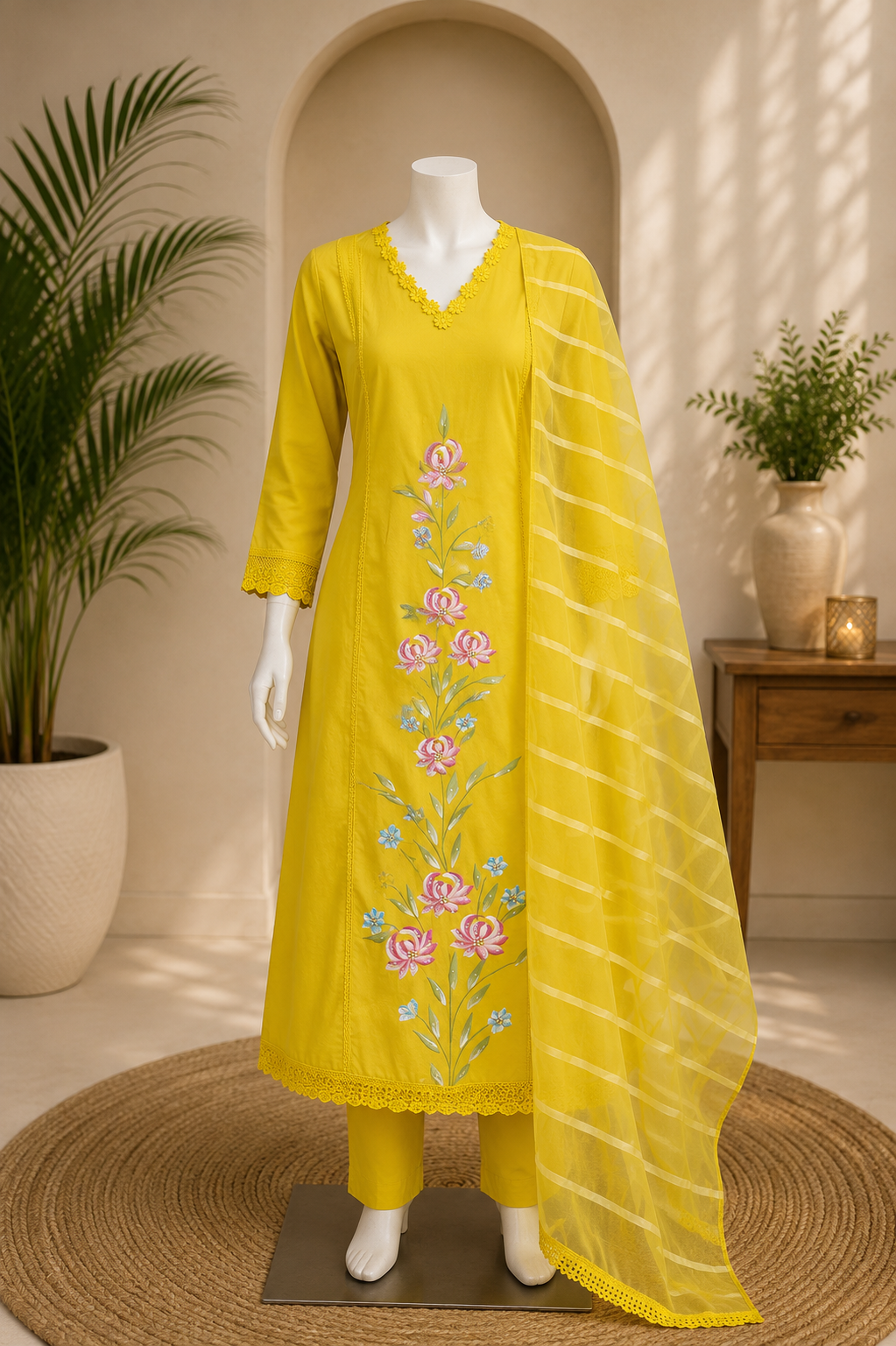 Aline Painting Partywear