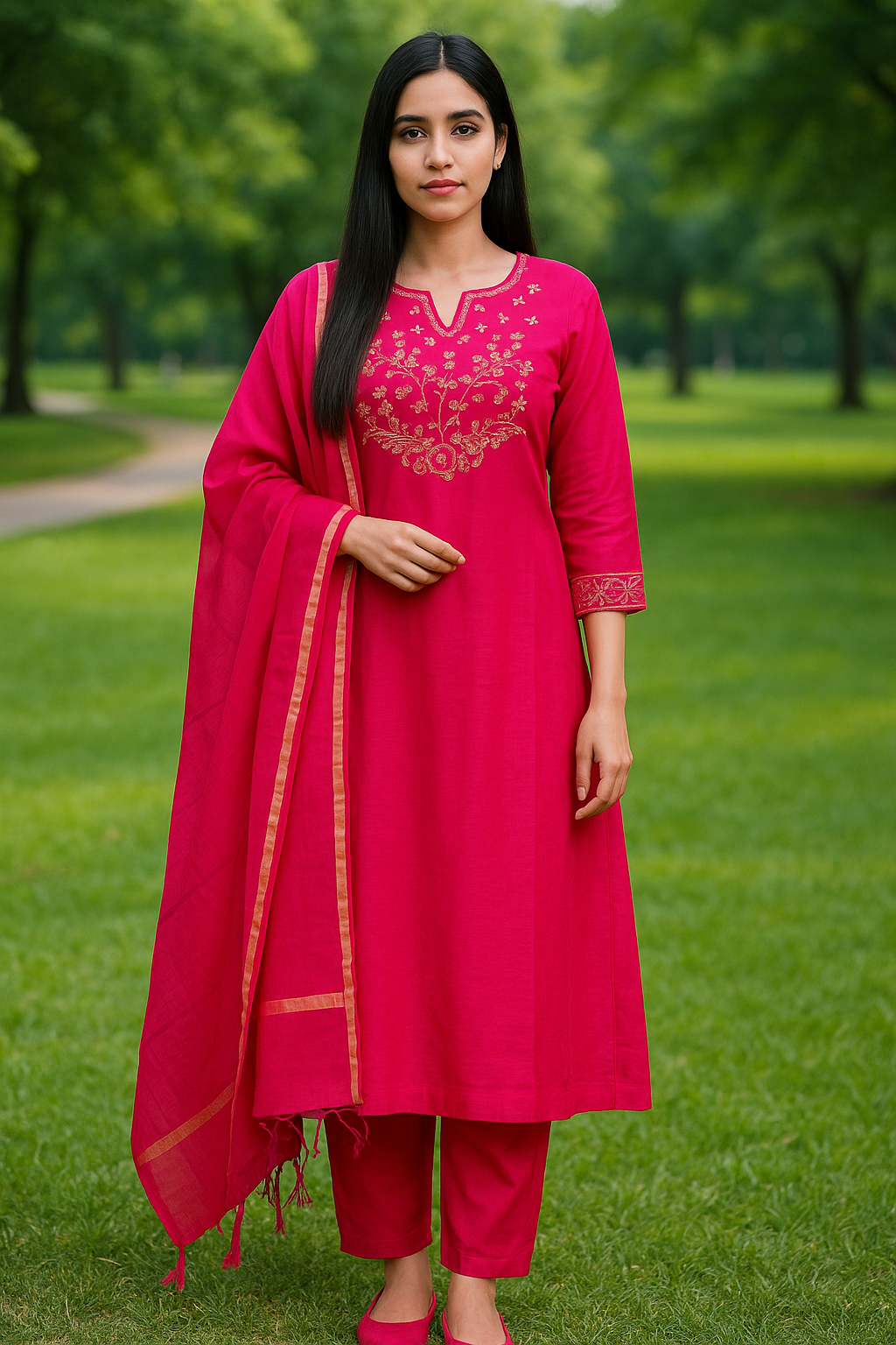 Exclusive Mulchenderi Dress