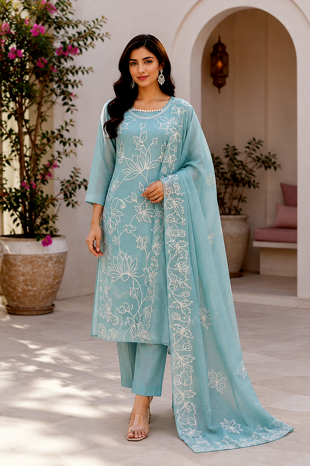 Kota Threadwork Dress