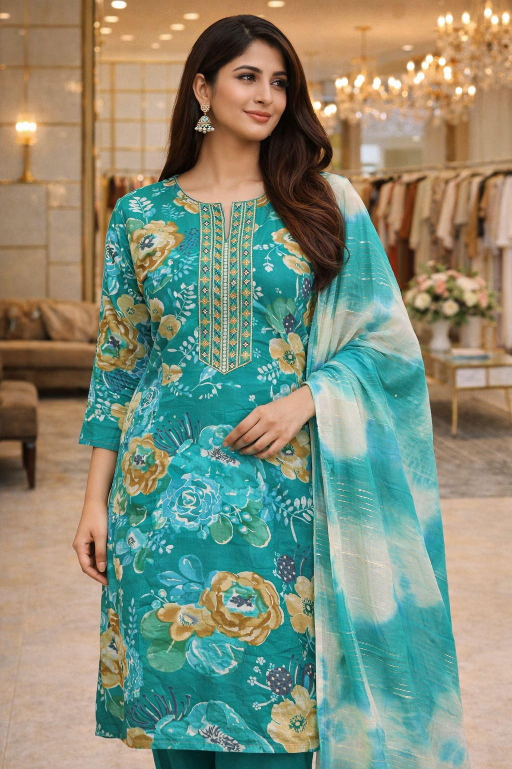 Plussize Rayon CasualWear Dress