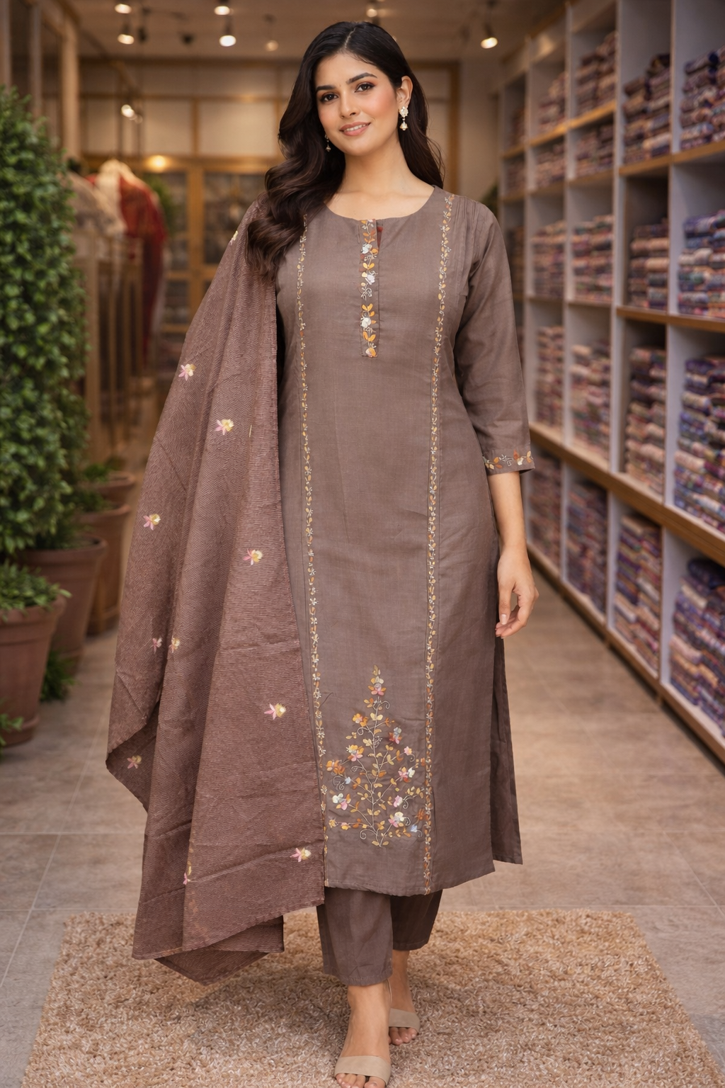 Linen Cotton Designer Dress