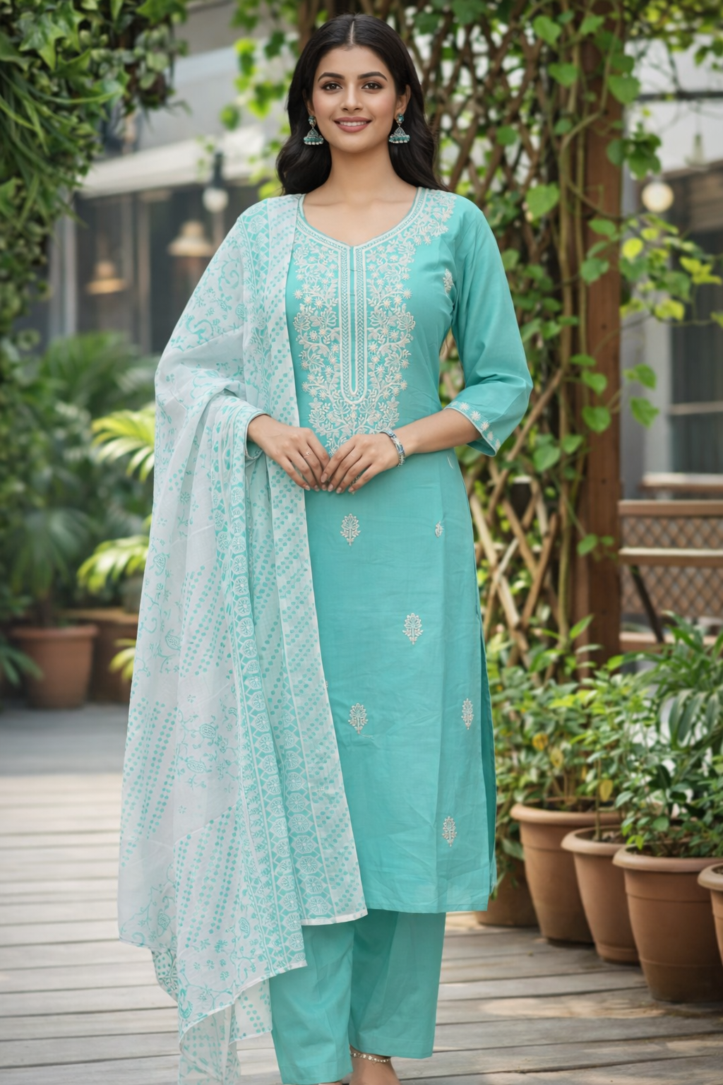 Rayon Threadwork Casuals