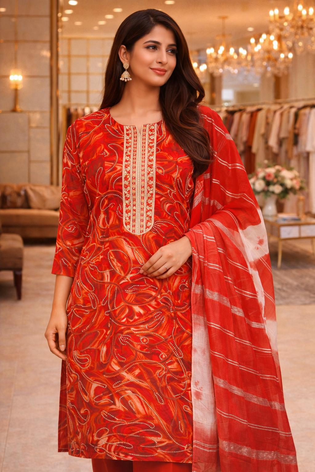 Plussize Rayon CasualWear Dress