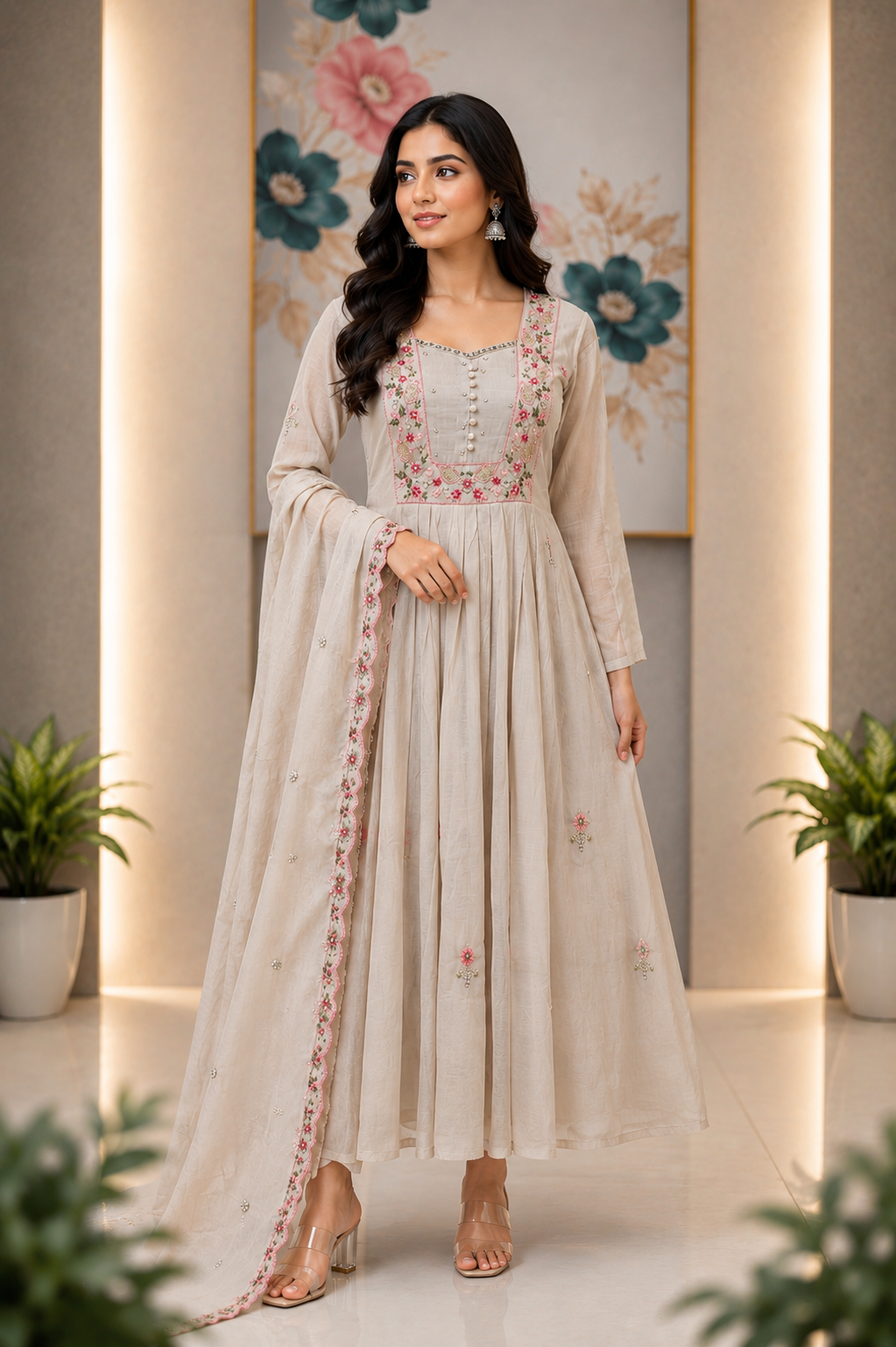 Plussize Umbrella Roman Dress