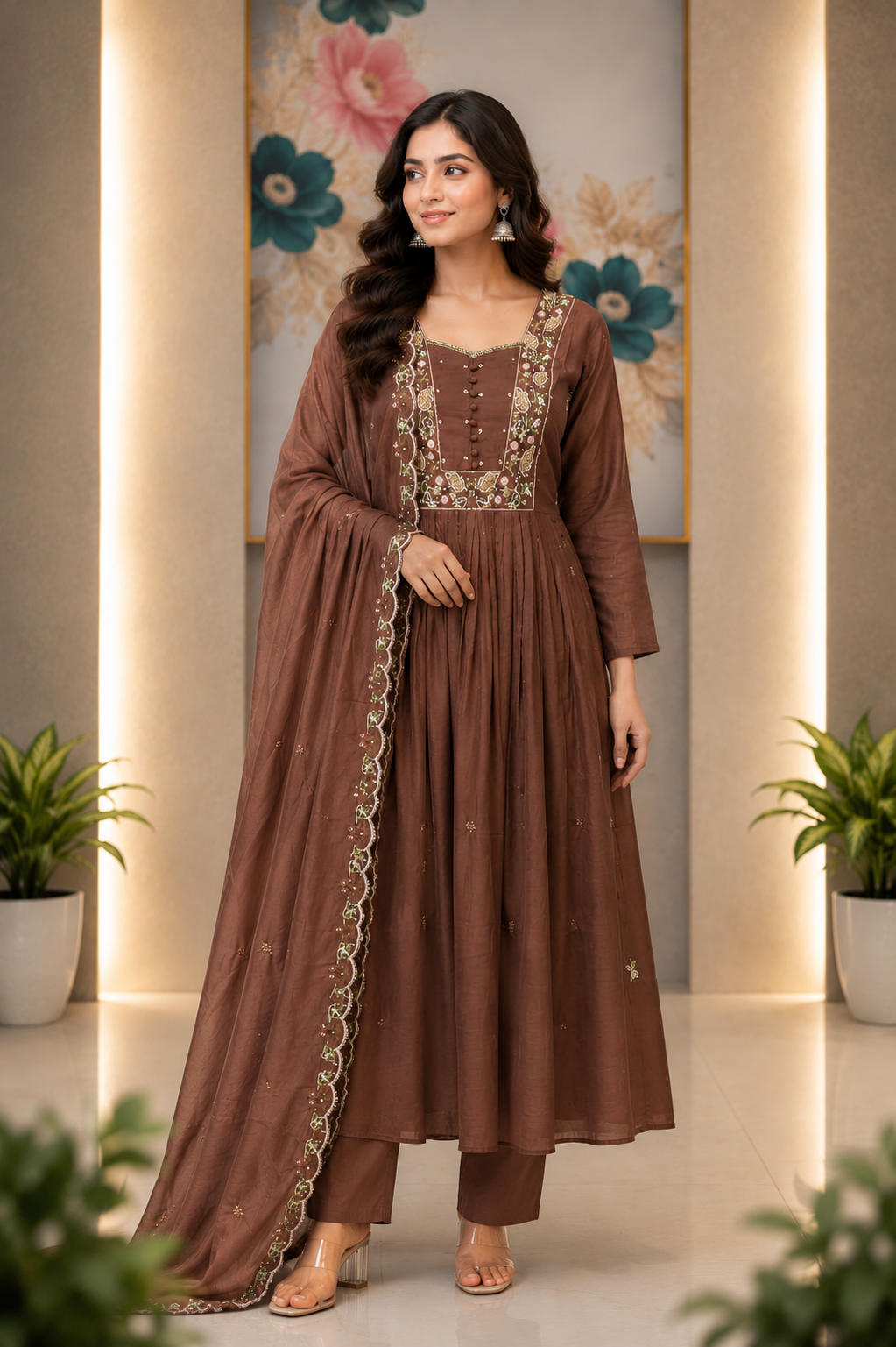 Plussize Umbrella Roman Dress