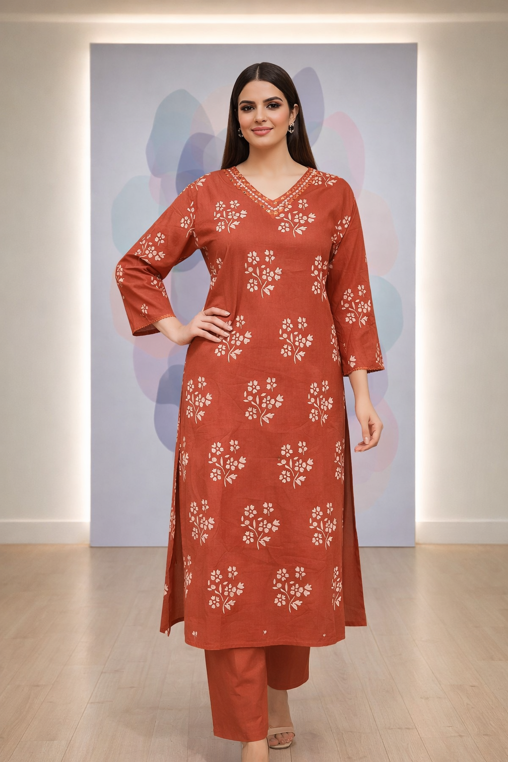 Plussize Jaipur Cotton 2pc set