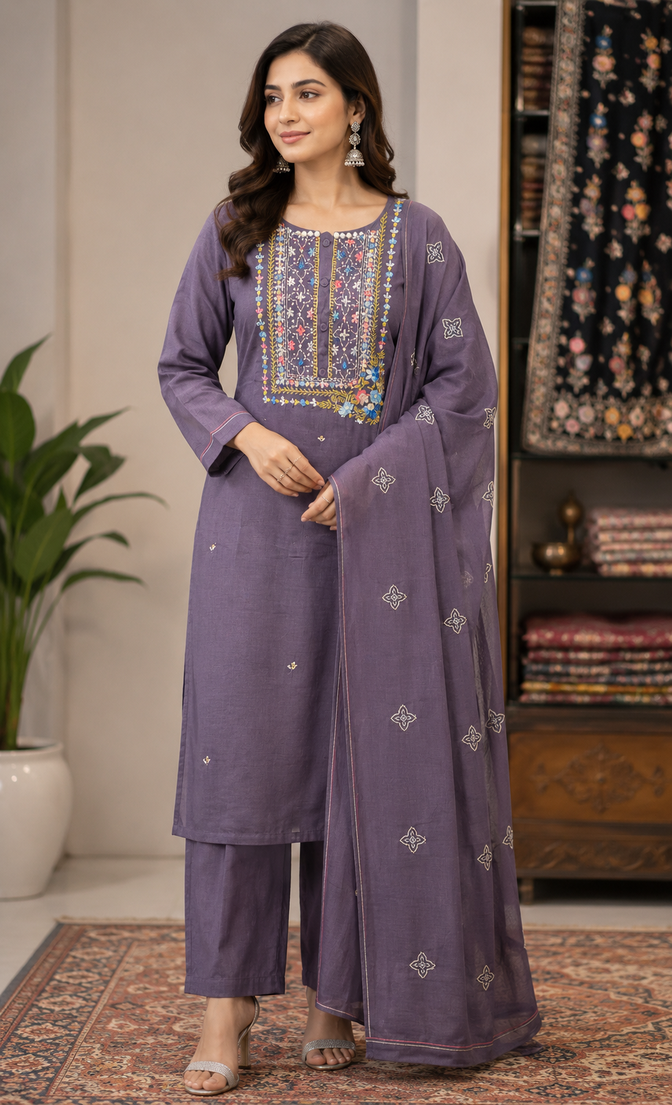 Premium Mulcotton Kanthawork