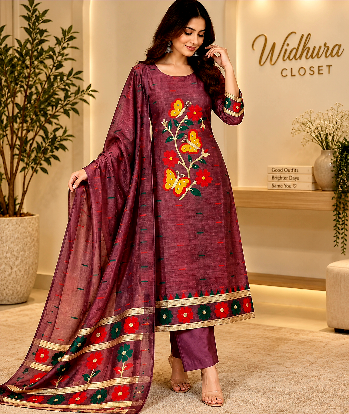 Jamdhani Weaving dress
