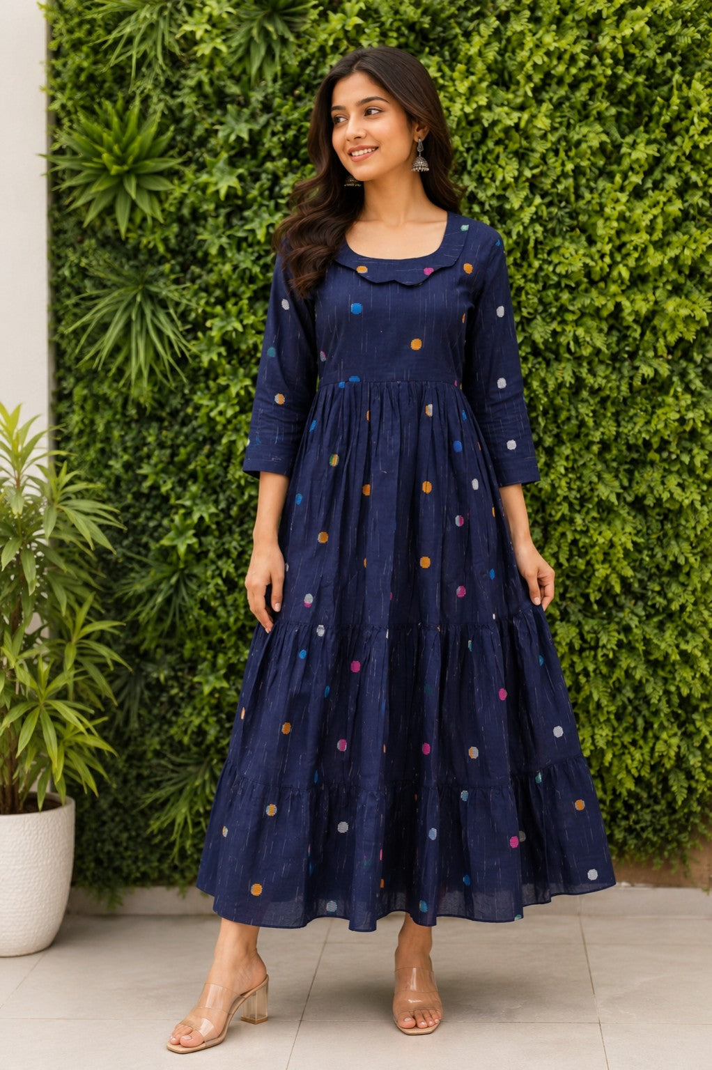 Jamdhani Casual frock