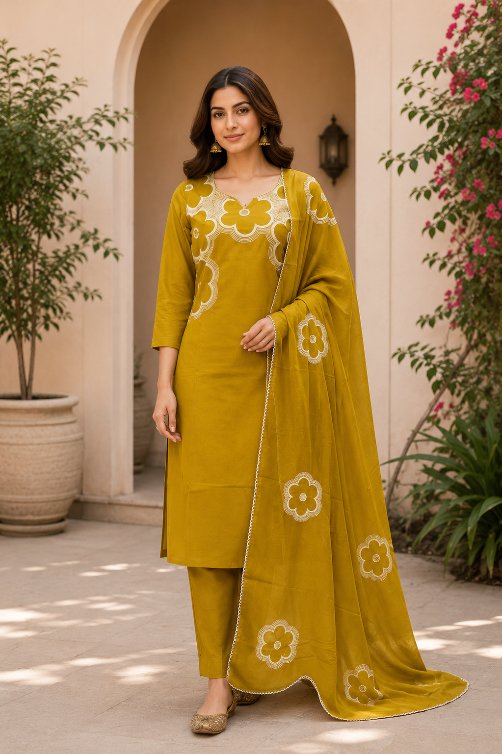 Dobby Cotton Dress