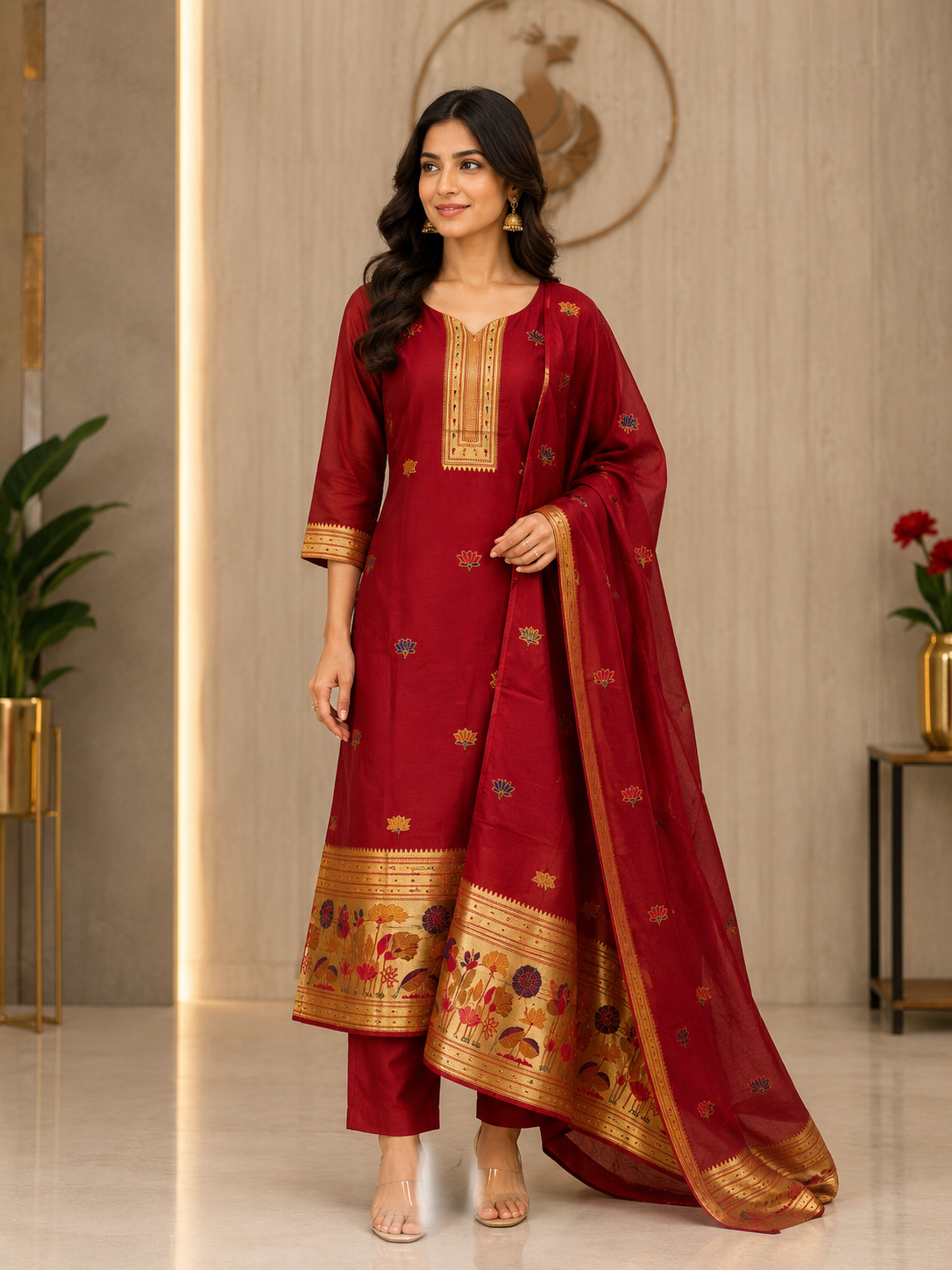 Jamdhani Paithani Weaving