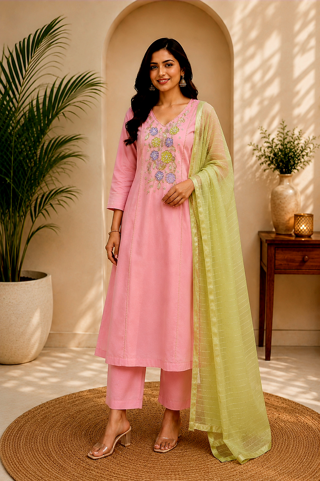 Mulchenderi Applique Dress