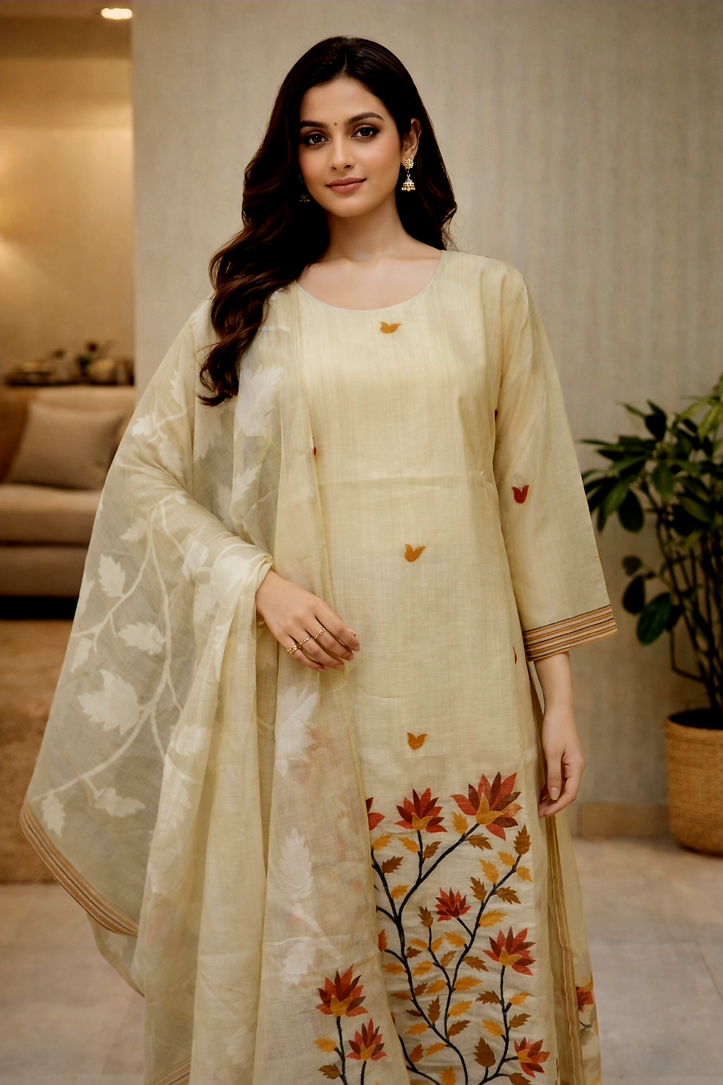 Jamdhani Designer Dress