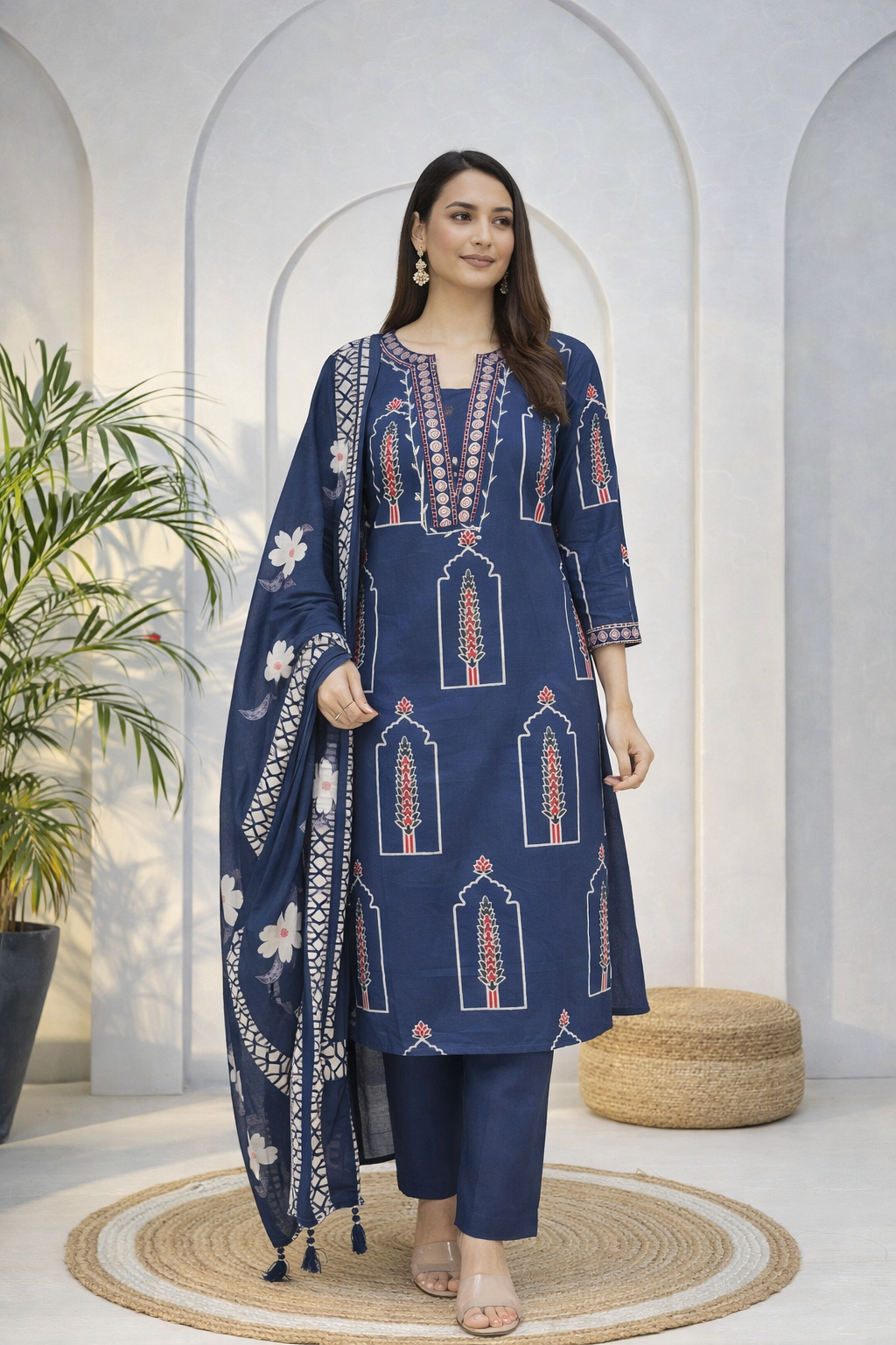 Jaipur Cotton Printed Kurtaset
