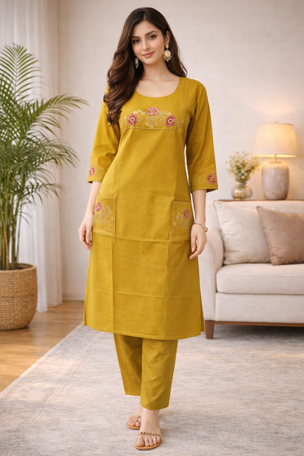 Jaipur Cotton Threadwork 2pc