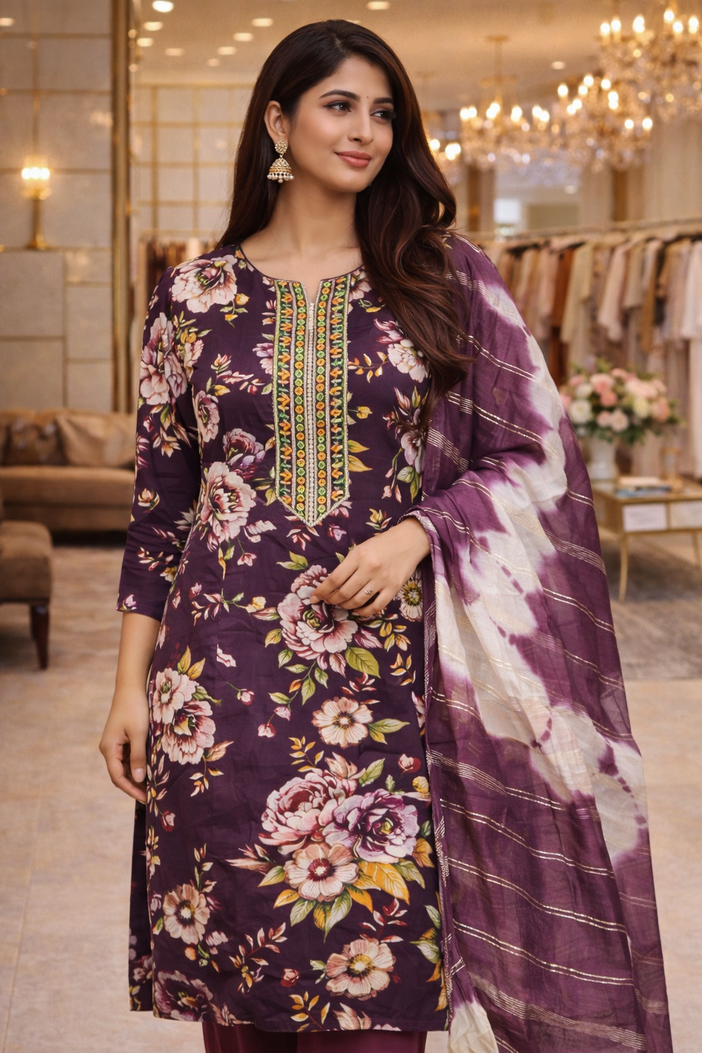 Plussize Rayon CasualWear Dress