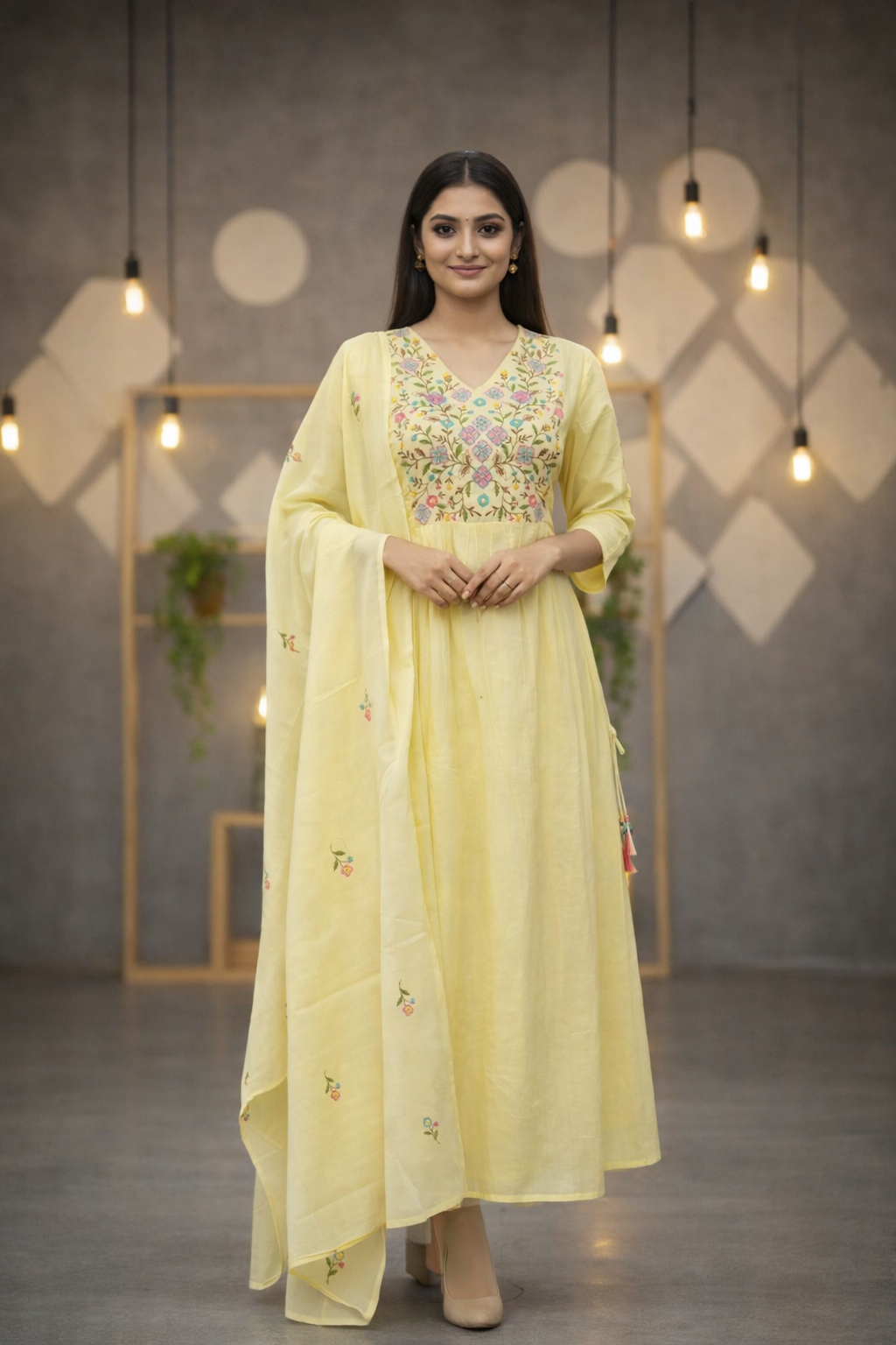 MulCotton Umbrella Dress