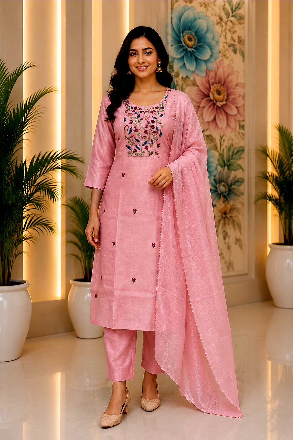 Kota Threadwork Dress