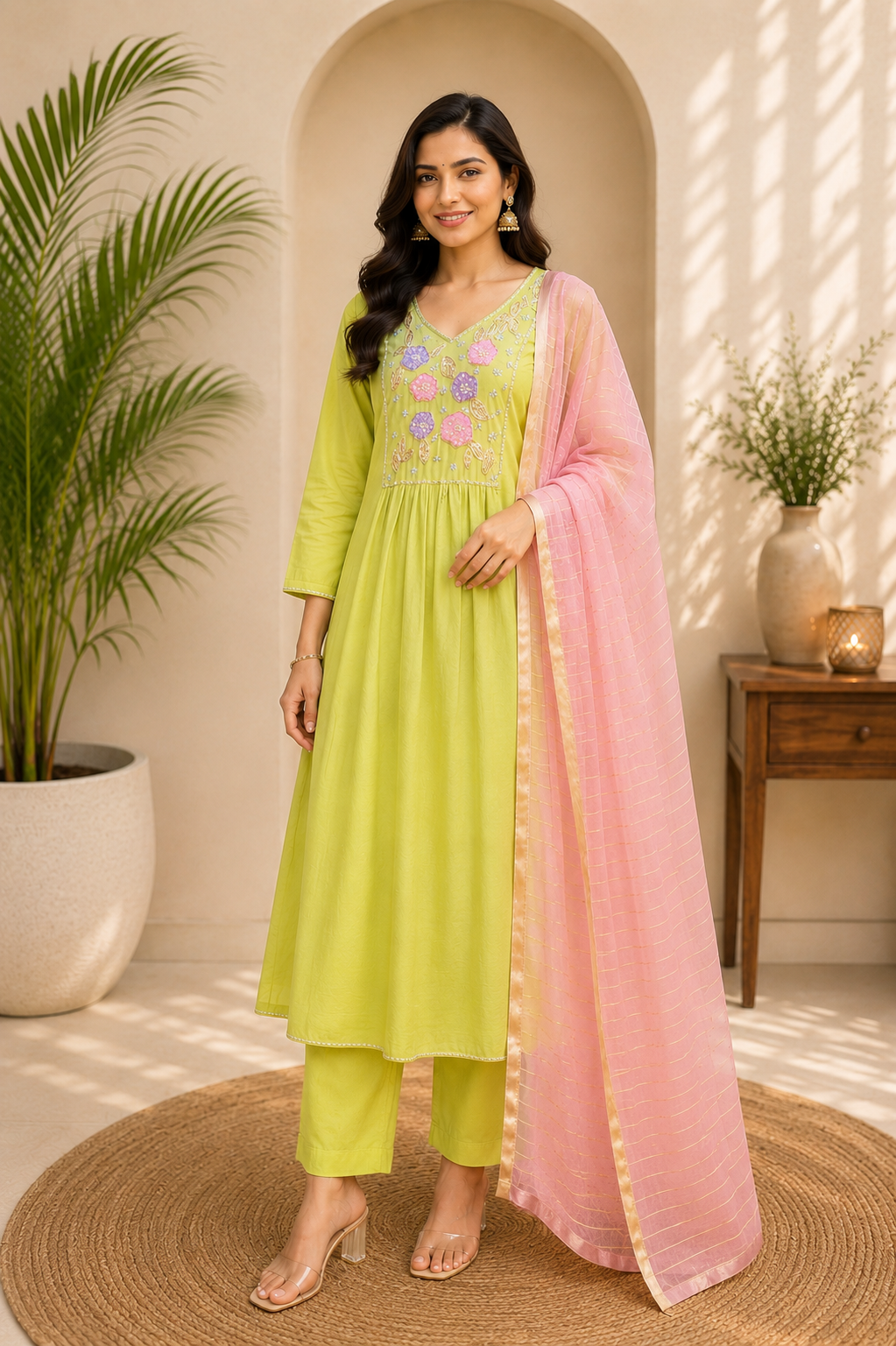Mulchenderi Applique Dress