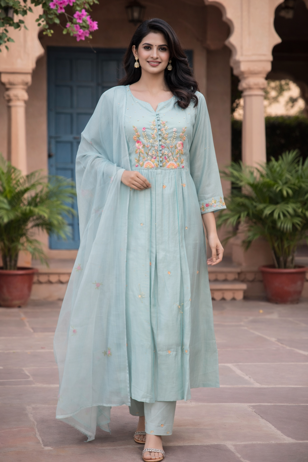 Lenin Cotton Designer Dress