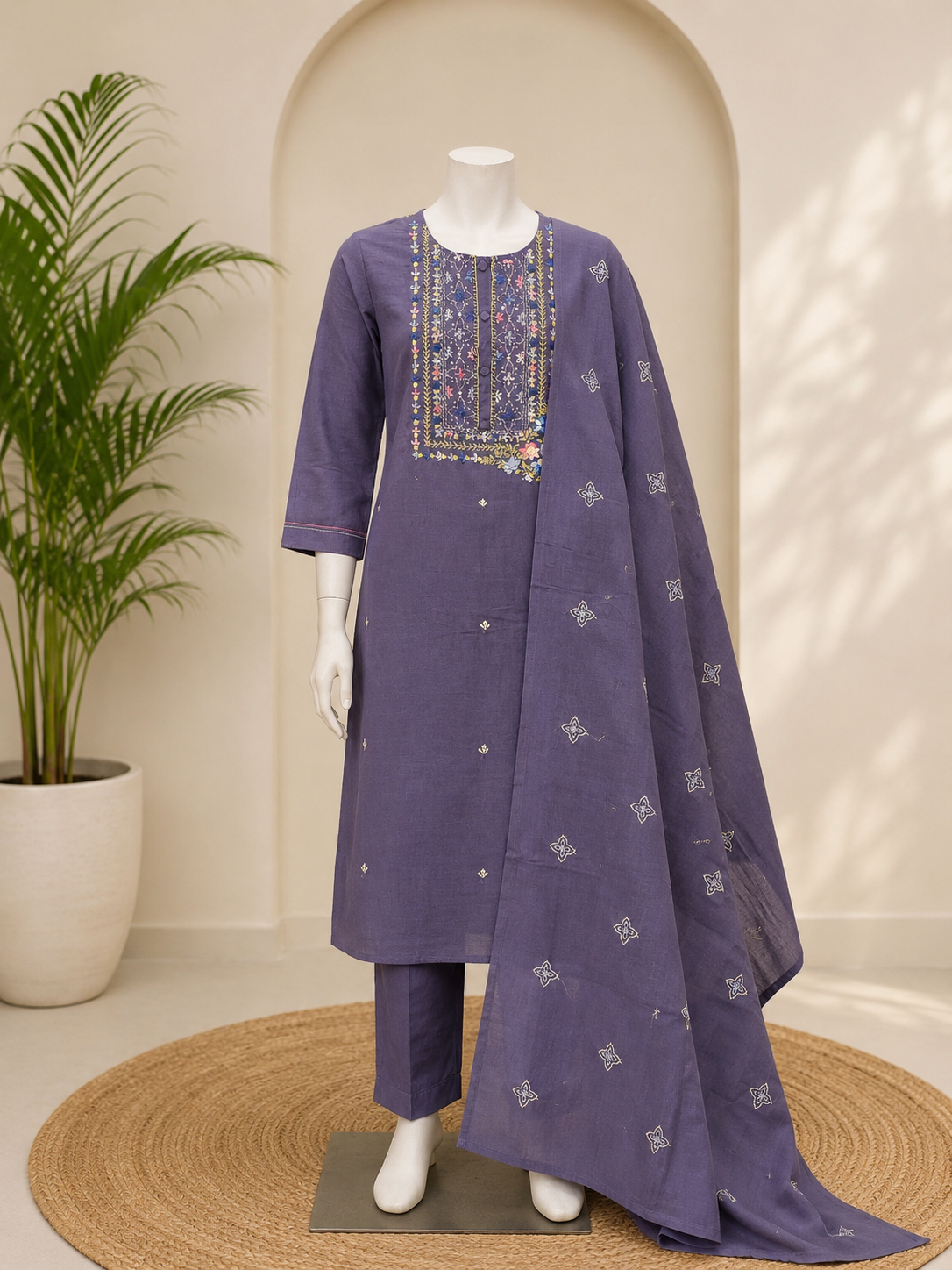 Premium Mulcotton Kanthawork